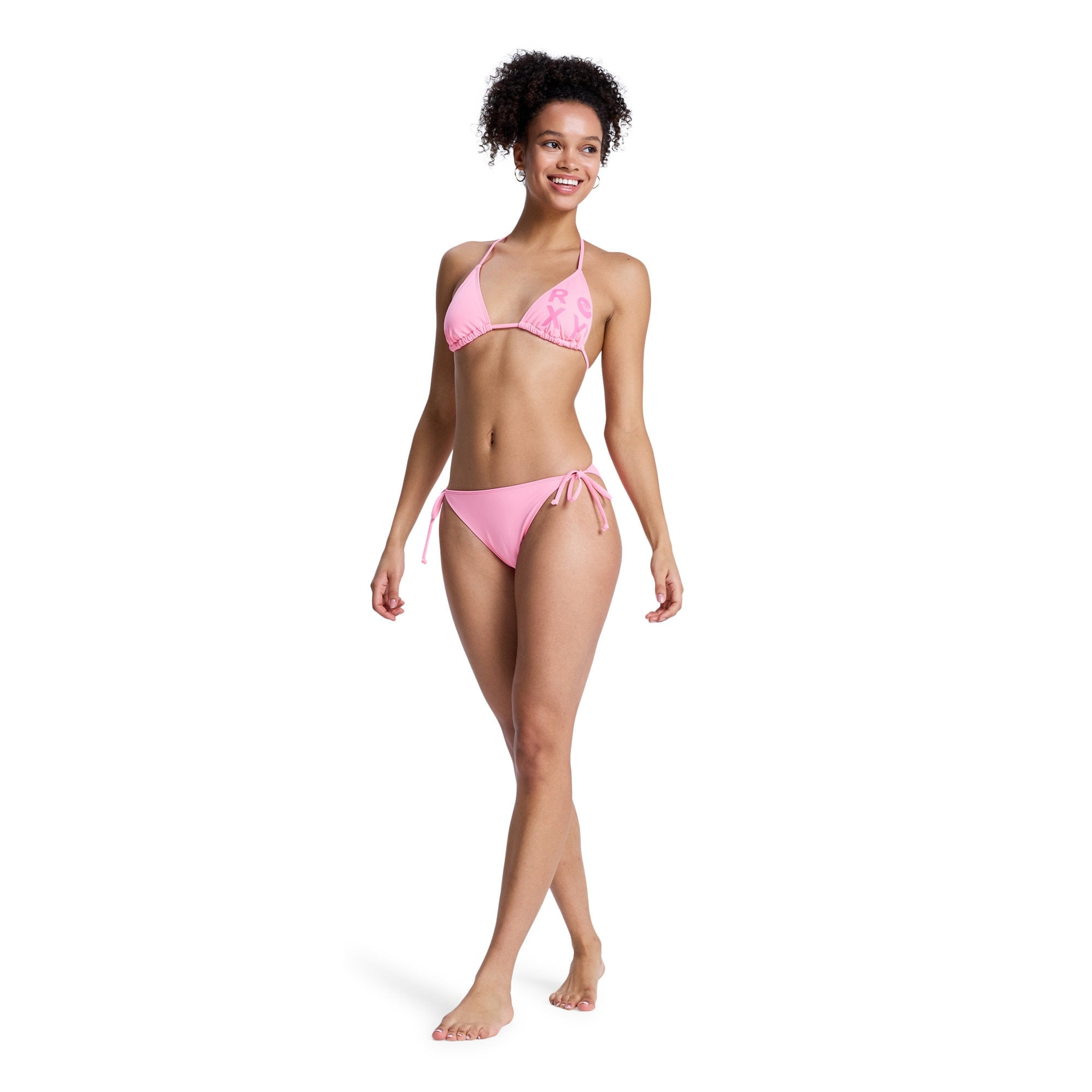 Imagen 5 de Bikini tiki tri de mujer Solid Essentials Roxy - Rosa Rosa