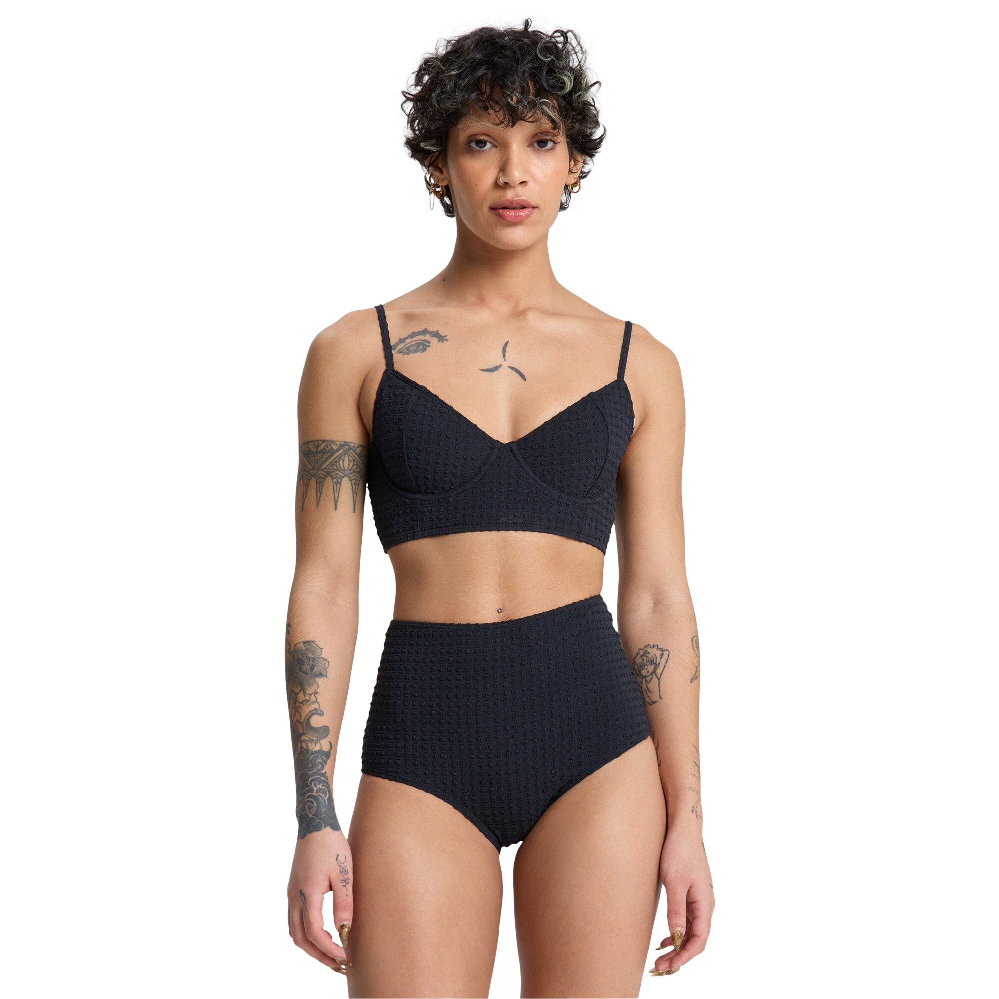 Top de mujer Melly Quiksilver - Negro Negro-1