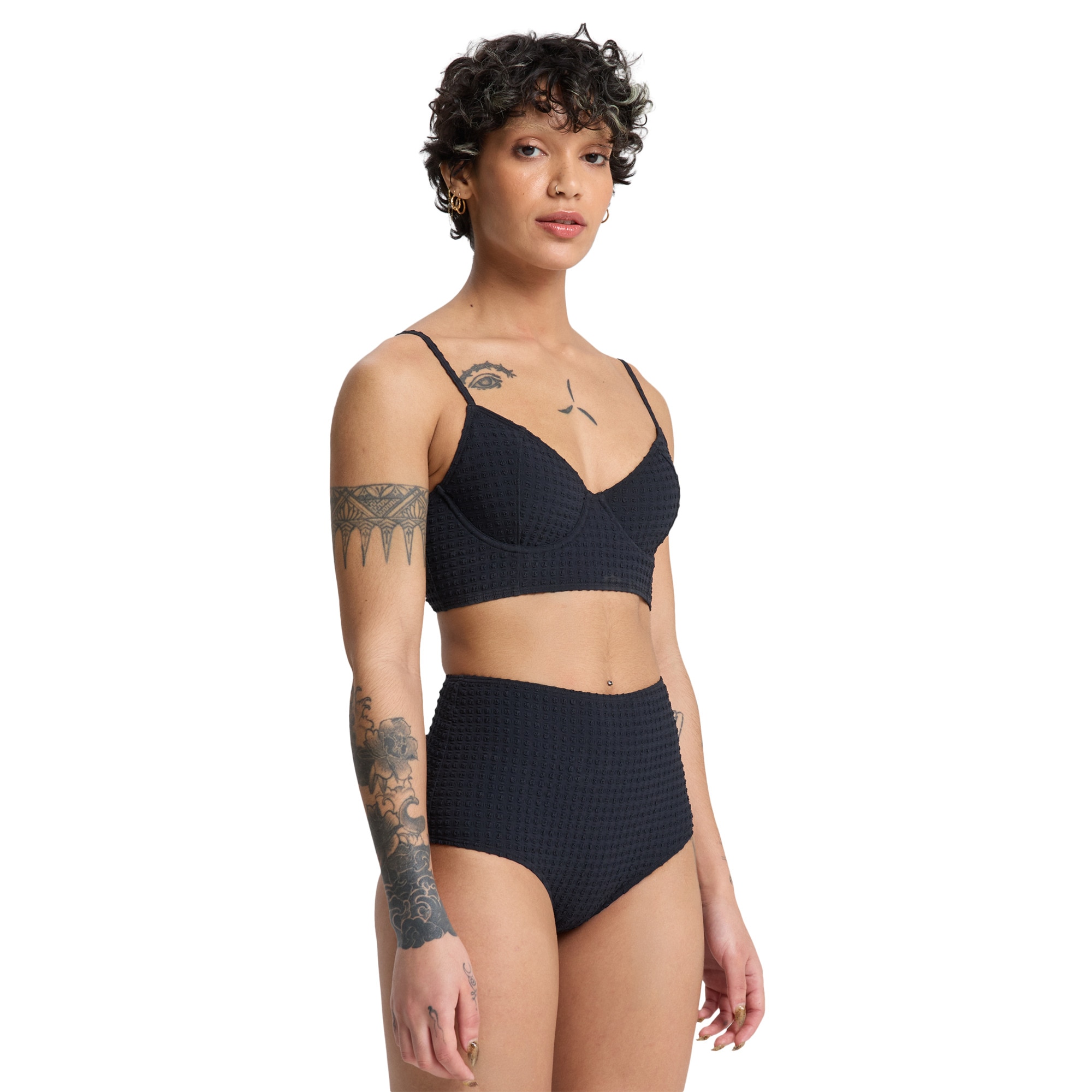 Top de mujer Melly Quiksilver - Negro Negro-3