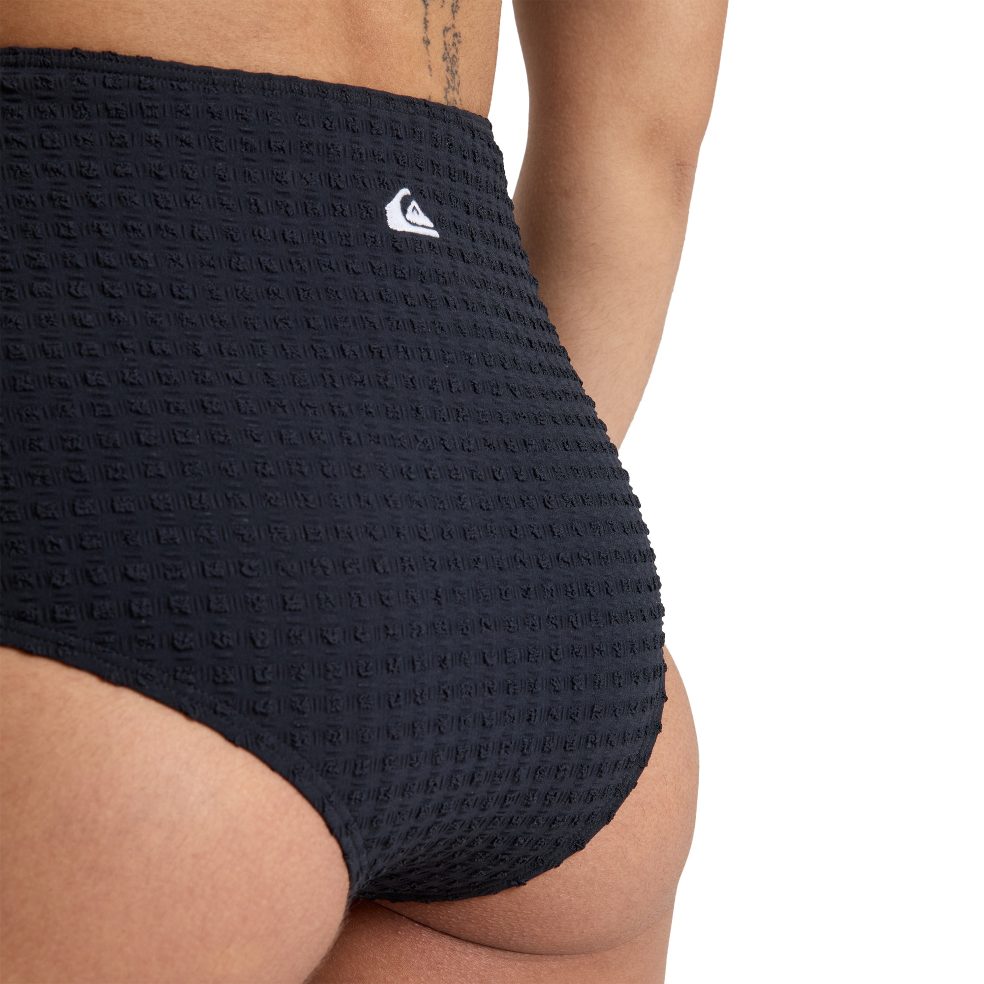 Braguitas de bikini de talle alto de mujer Melly Quiksilver - Negro Negro-4