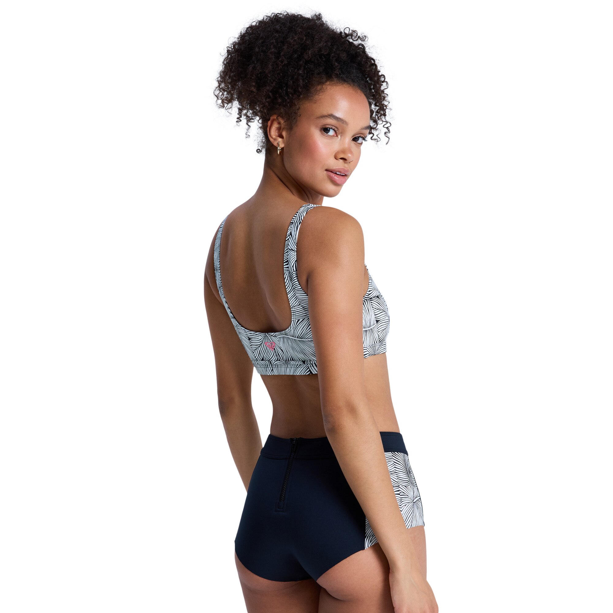 Top de Bikini de mujer Pro Surf Roxy - Negro Negro-3
