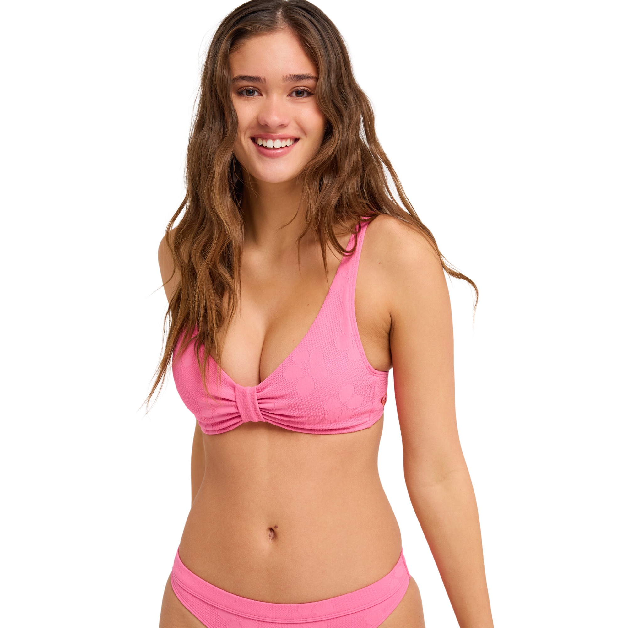 Top de Bikini de mujer Roxy Paradise Roxy - Rosa Rosa-1