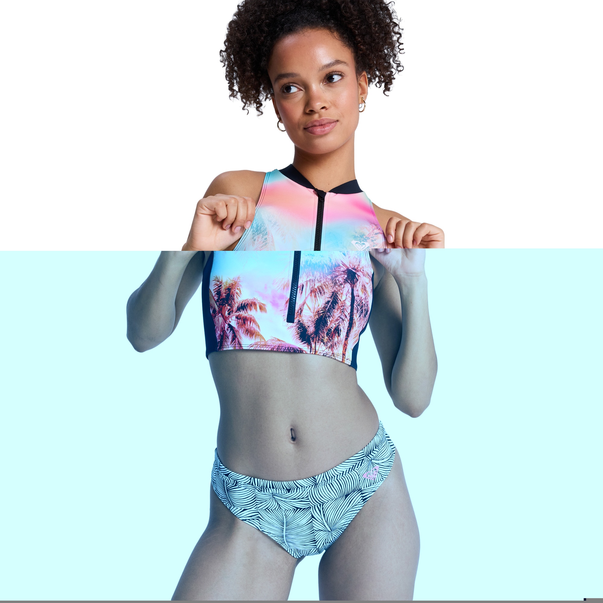 Imagen 2 de Braguita de bikini de mujer Pro Surf Roxy - Negro Negro