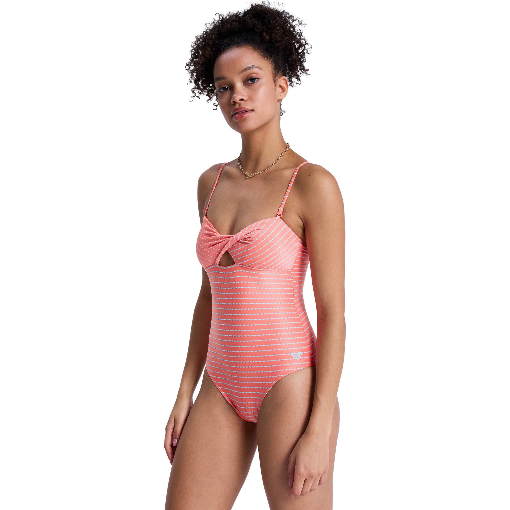 Bañador de mujer Wavy Baby Roxy - Rosa Rosa-1