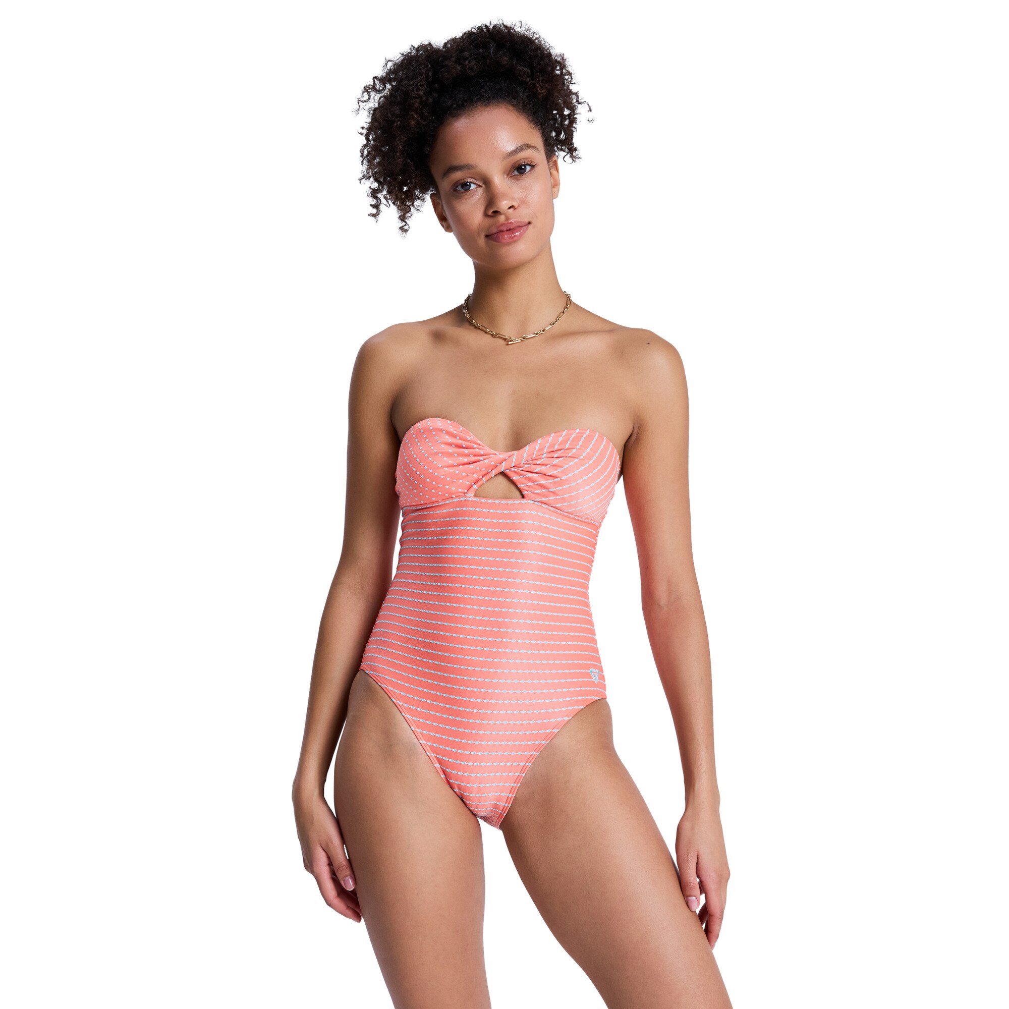 Bañador de mujer Wavy Baby Roxy - Rosa Rosa-6