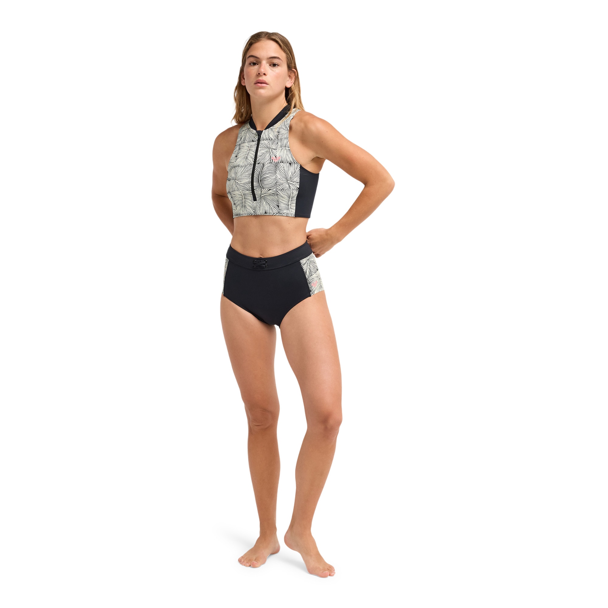 Top de Bikini de mujer Pro Surf Roxy - Blanco Blanco-5