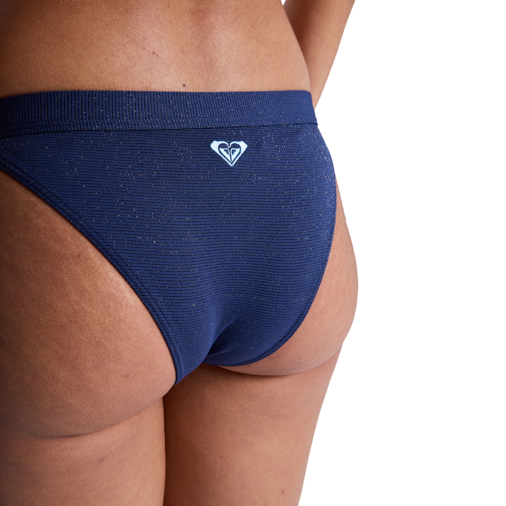 Braguita de bikini de cobertura media de mujer Roxy Shine Roxy - Azul royal Azul royal-4