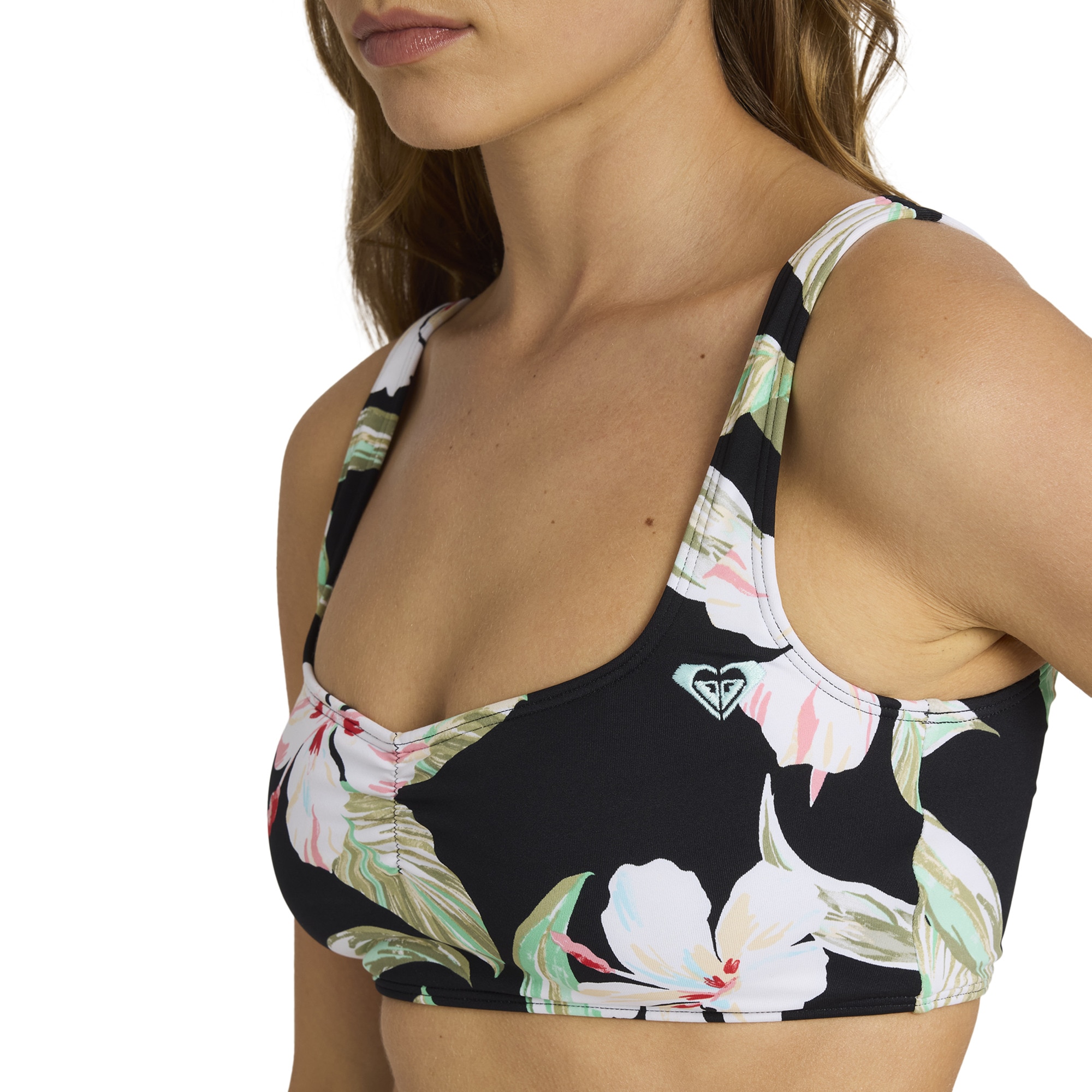 Top de Bikini de mujer Printed Essentials Roxy - Negro Negro-6