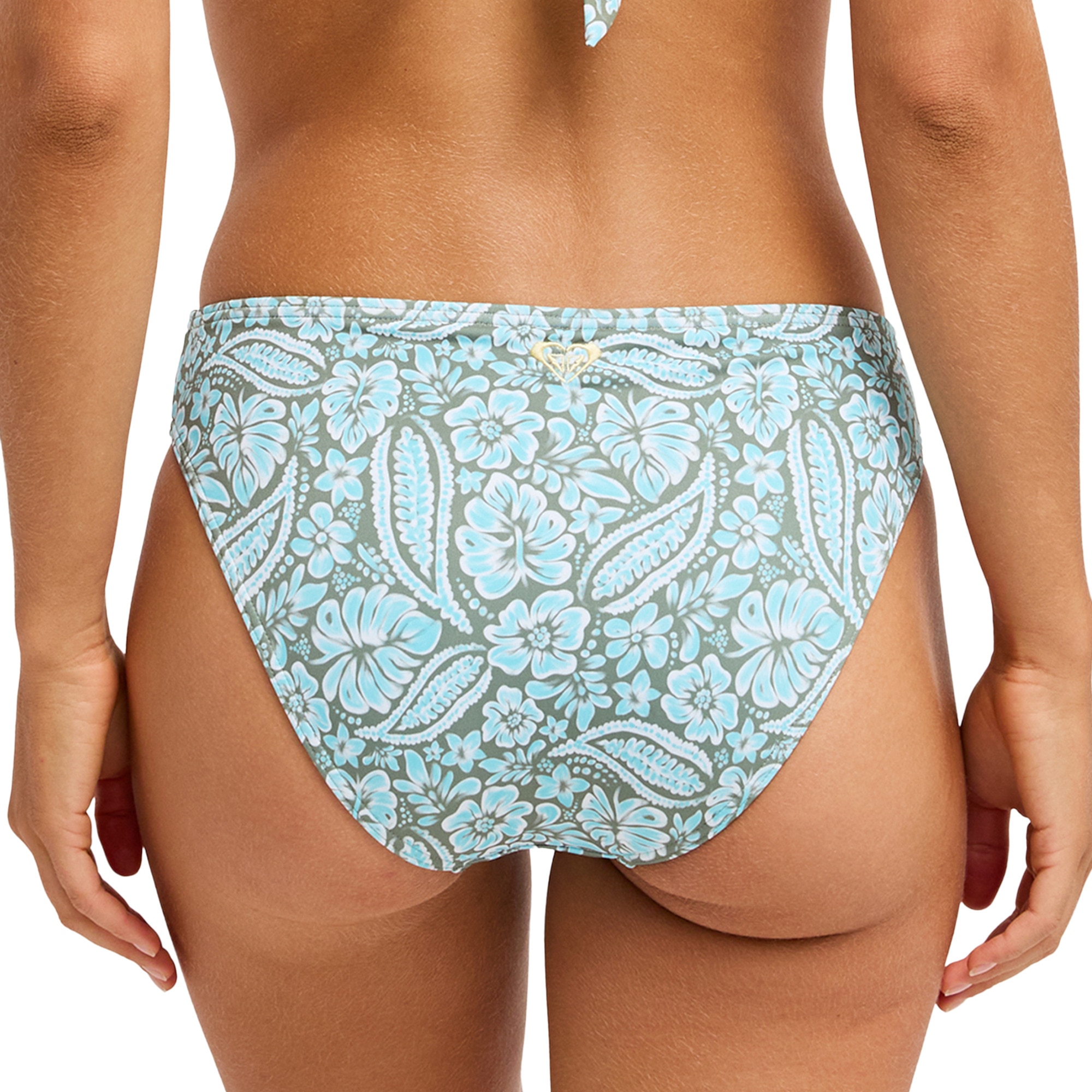 Braguita de bikini Hipster de mujer Wildside Paisley Roxy - Verde Oliva Verde Oliva-2