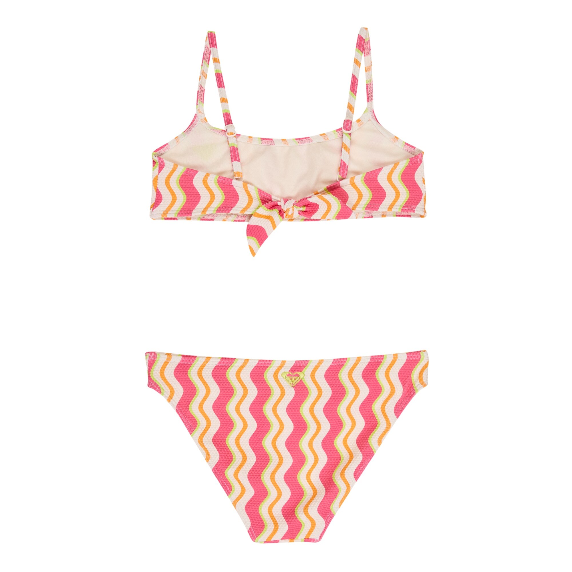 Bikini bralette de niños Bold Waves Roxy - Rosa Rosa-2