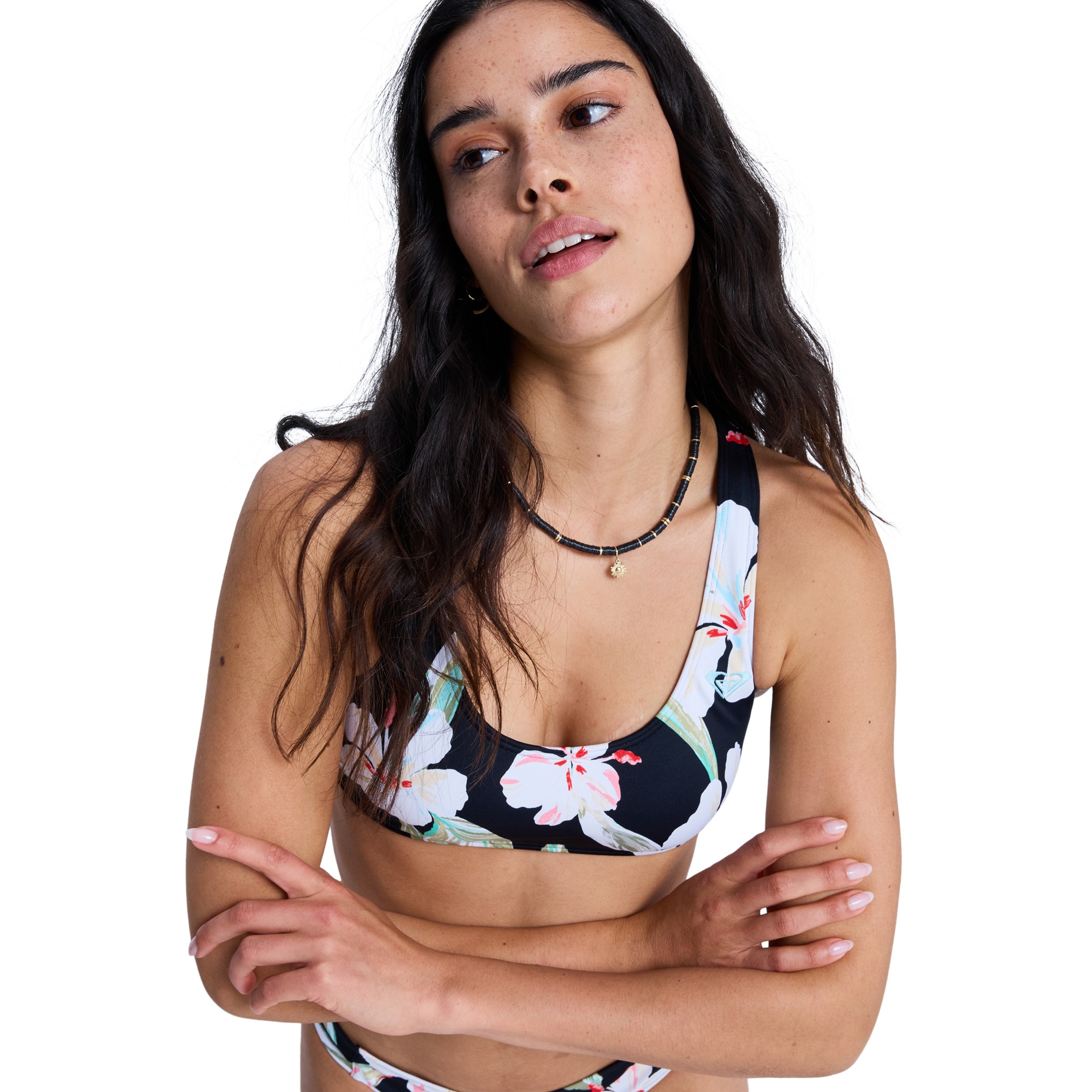 Imagen 1 de Top de Bikini de mujer Printed Essentials Roxy Negro