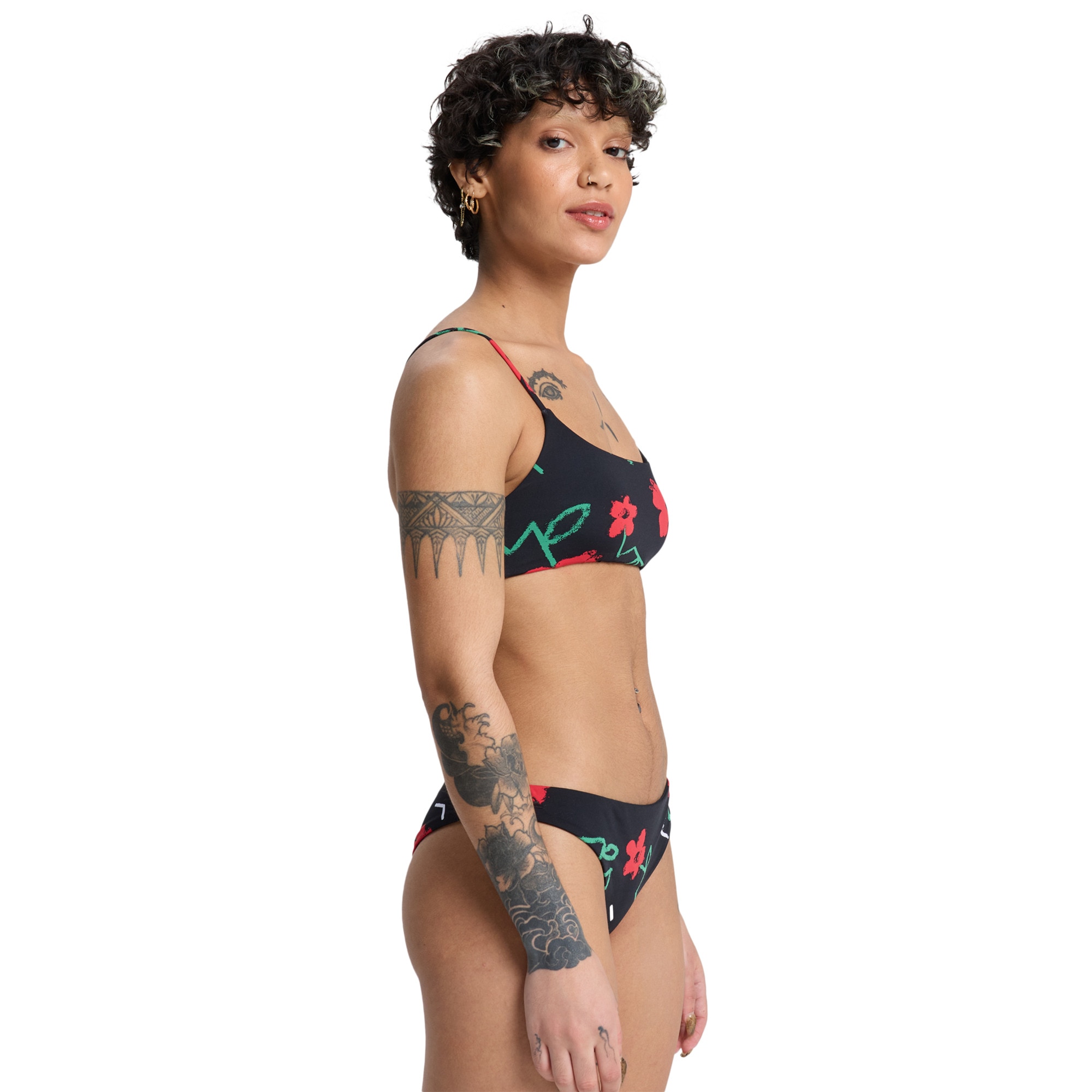 Imagen 2 de Braguita de bikini reveladora de mujer Viacha Quiksilver - Negro Negro