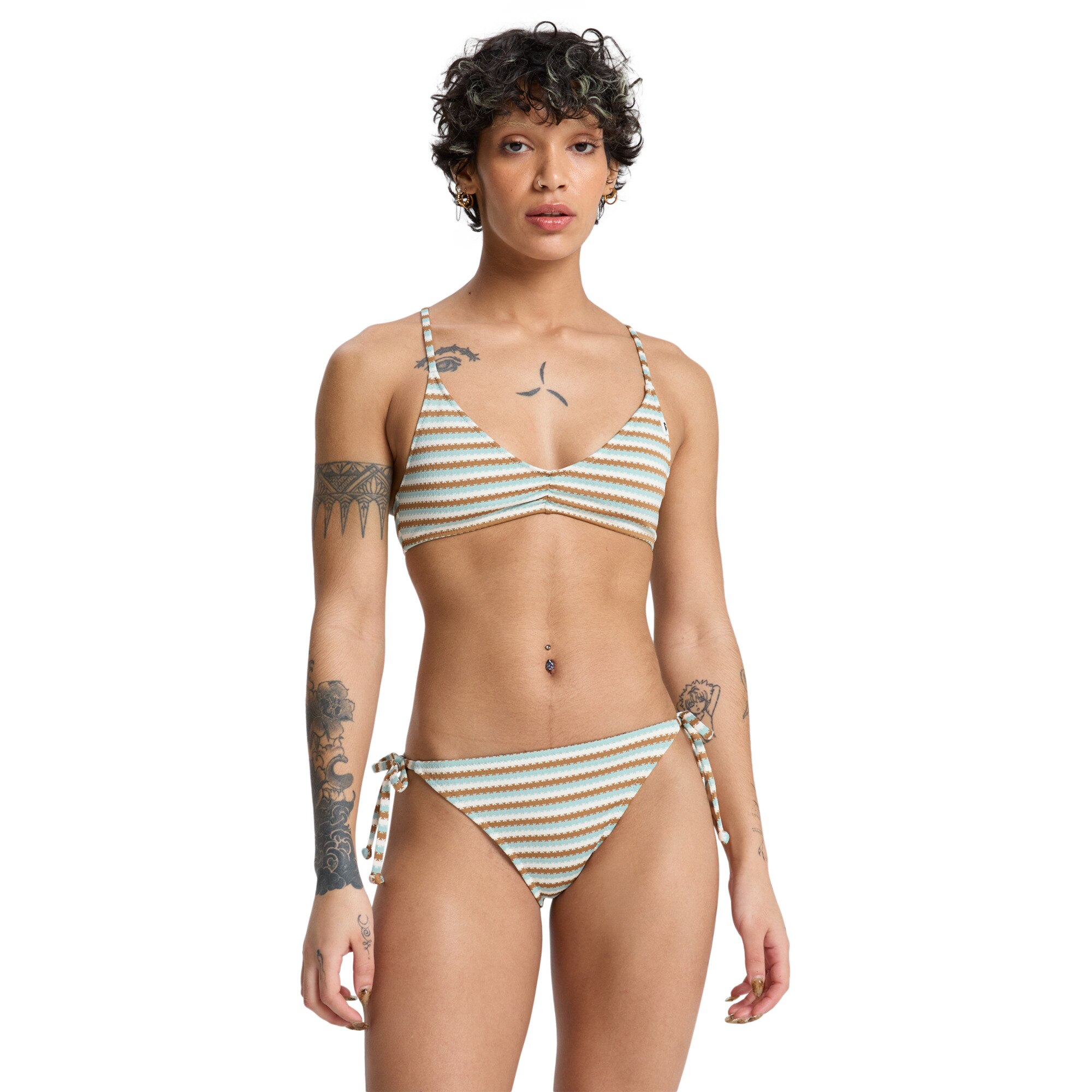 Top de mujer Clickity Clack Quiksilver - Marrón Marrón-1