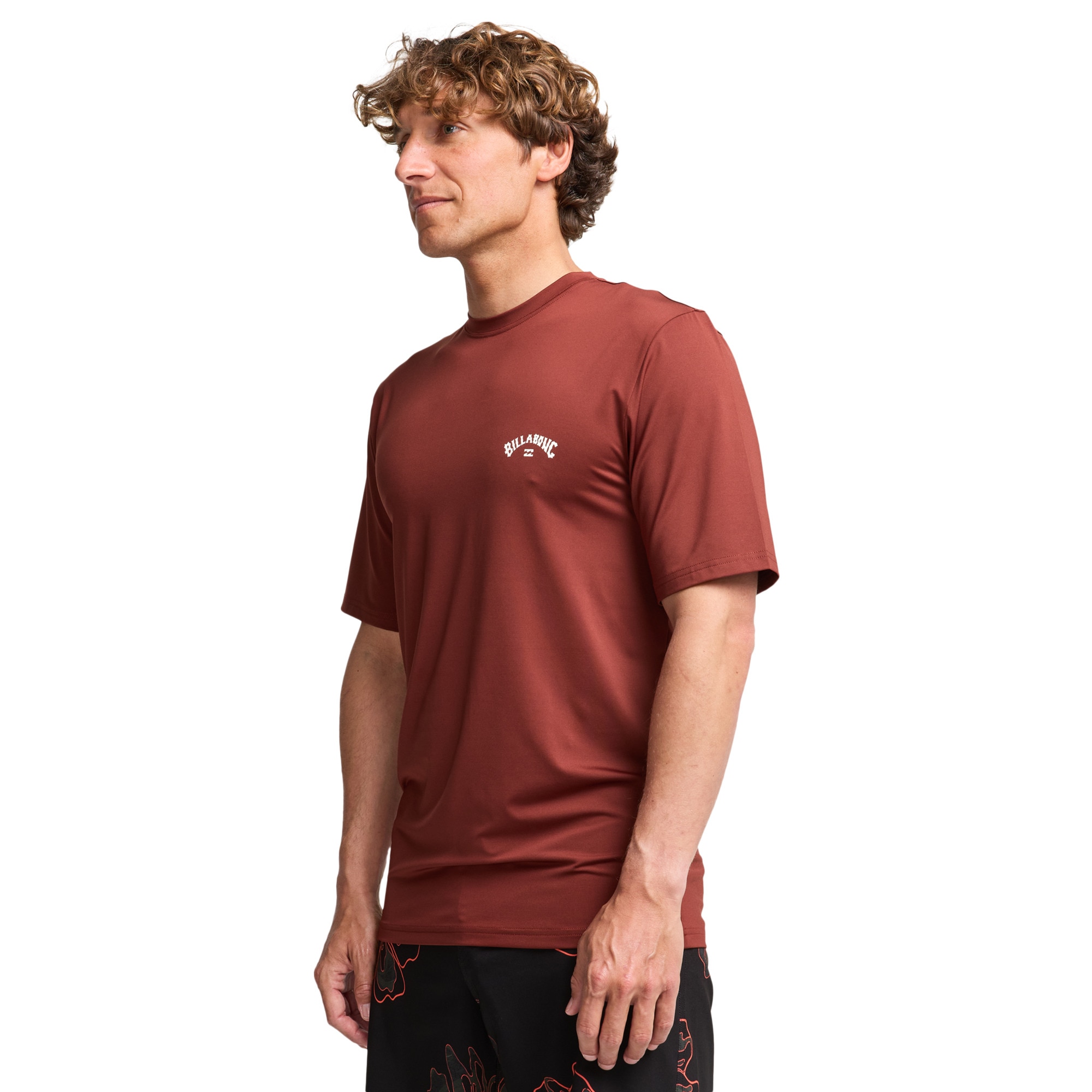 Imagen 4 de Camiseta surf con manga corta UPF 50 para hombre Arch Wave Billabong - Rojo Rojo