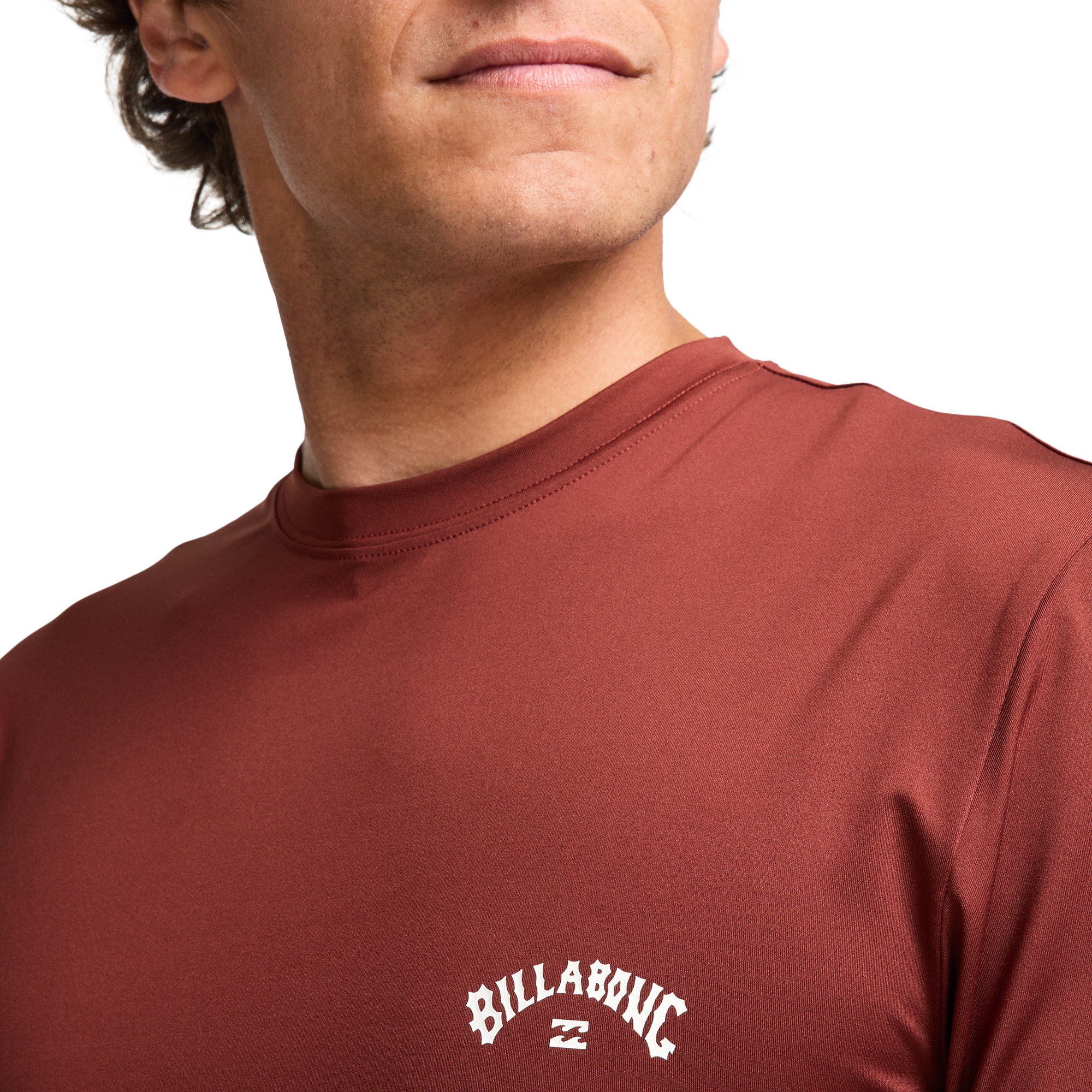Imagen 5 de Camiseta surf con manga corta UPF 50 para hombre Arch Wave Billabong - Rojo Rojo
