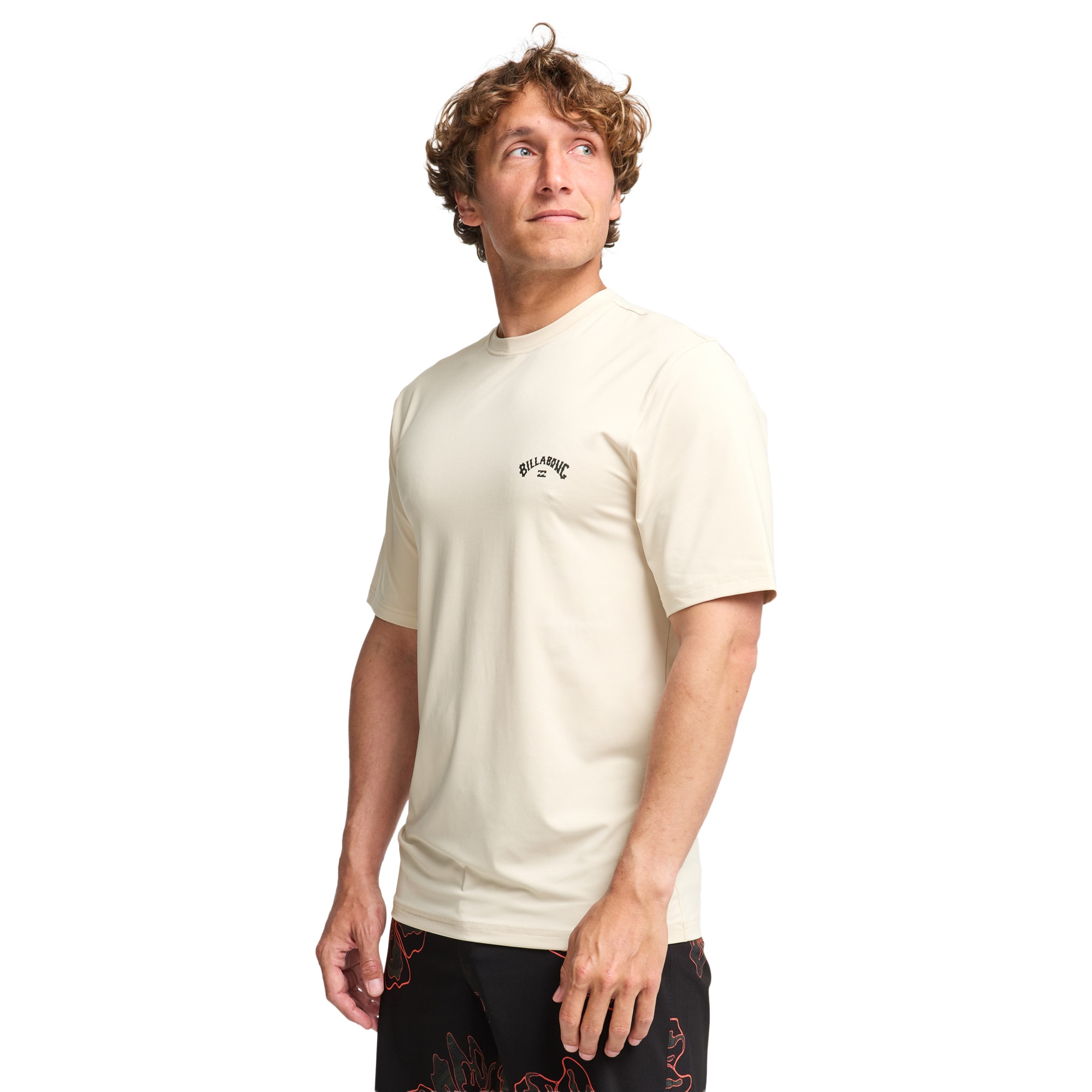 Imagen 4 de Camiseta surf con manga corta UPF 50 para hombre Arch Wave Billabong - Beige Beige