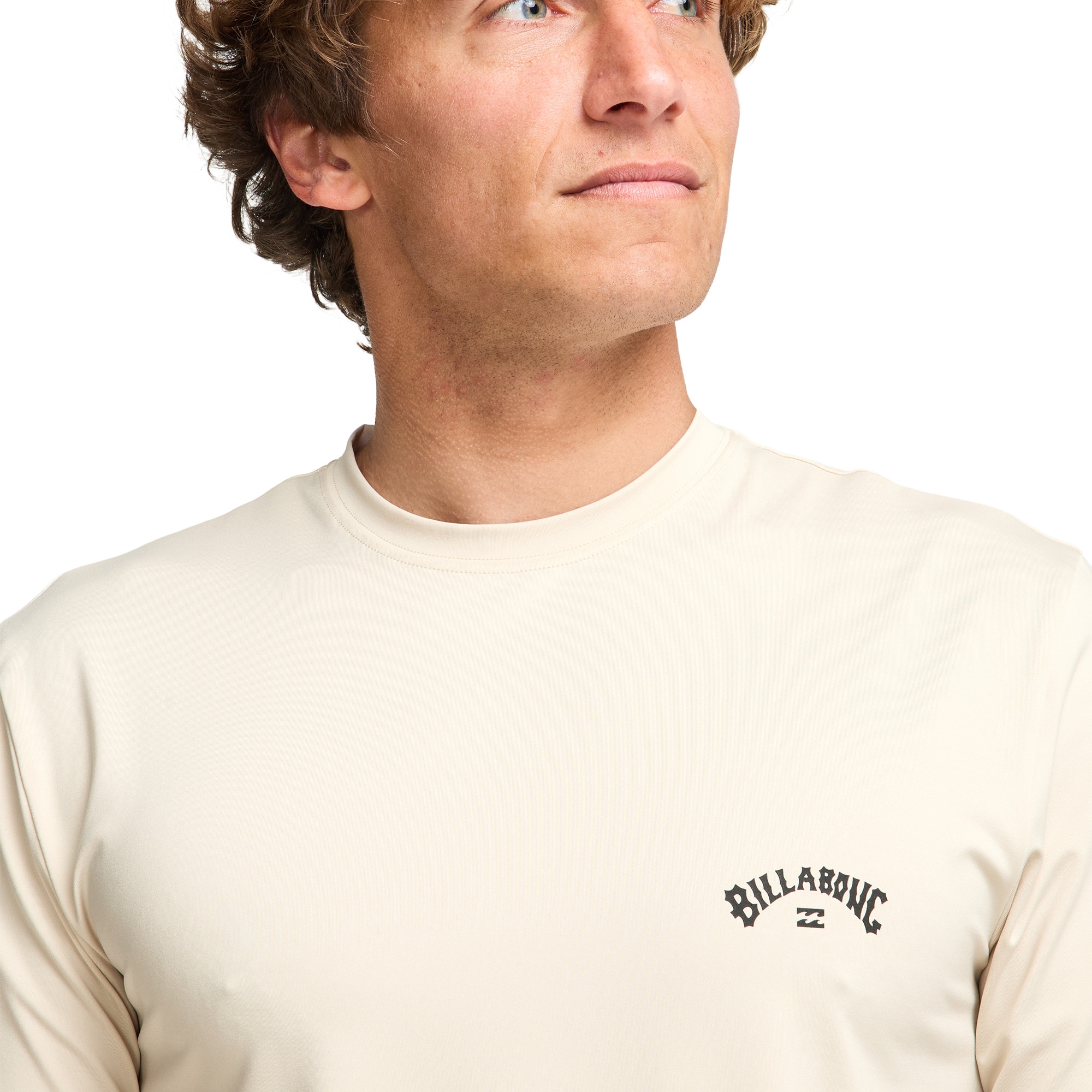 Imagen 5 de Camiseta surf con manga corta UPF 50 para hombre Arch Wave Billabong - Beige Beige