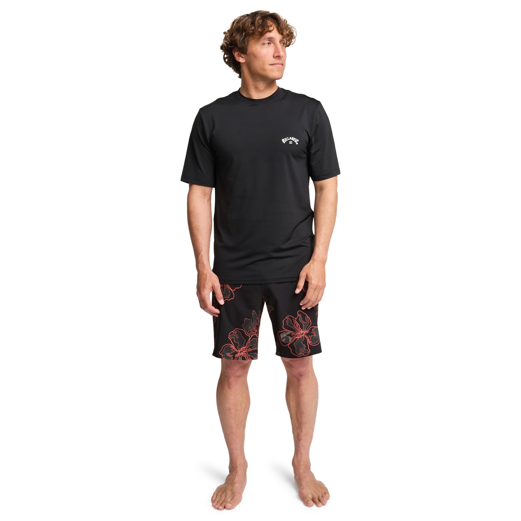 Imagen 3 de Camiseta surf con manga corta UPF 50 para hombre Arch Wave Billabong - Negro Negro