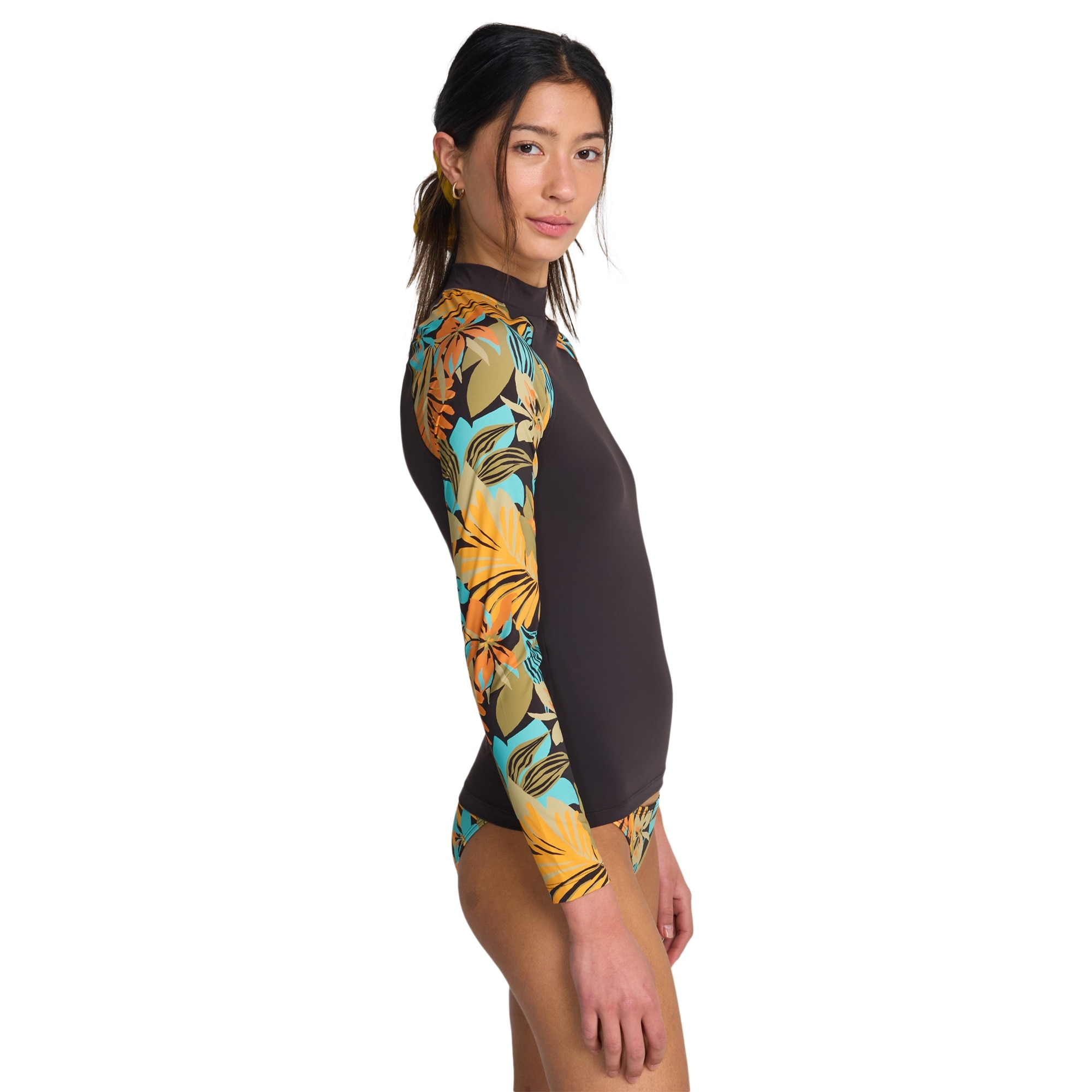 Imagen 4 de Camiseta de surf de mujer Ls Rashguard Billabong - Negro Negro