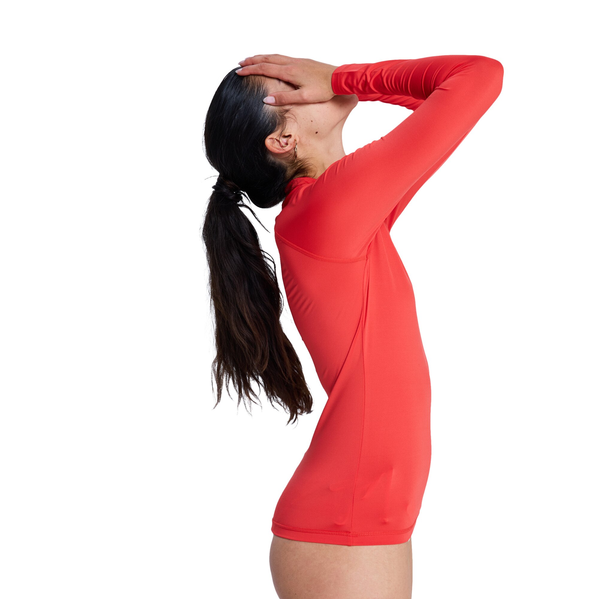Camiseta de surf de mujer Whole Hearted Roxy - Rojo Rojo-3