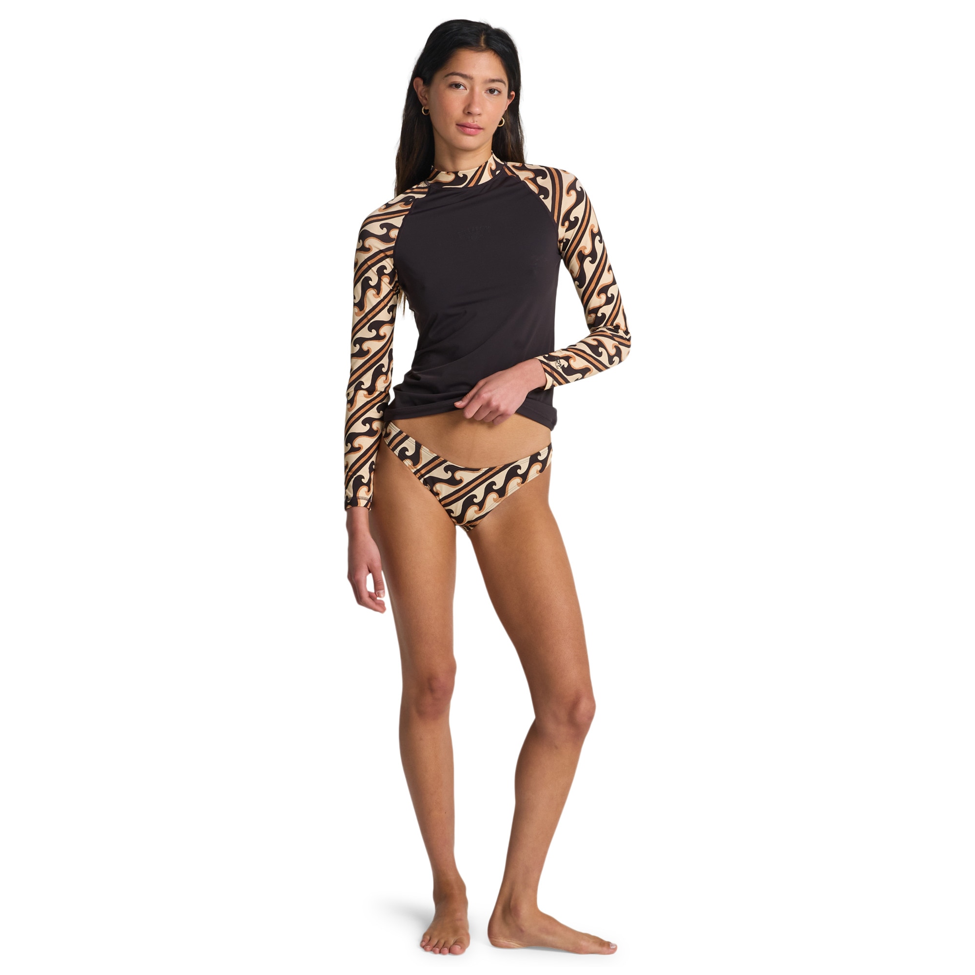 Imagen 2 de Camiseta de surf de mujer Tropic Surf Print Billabong - Negro Negro