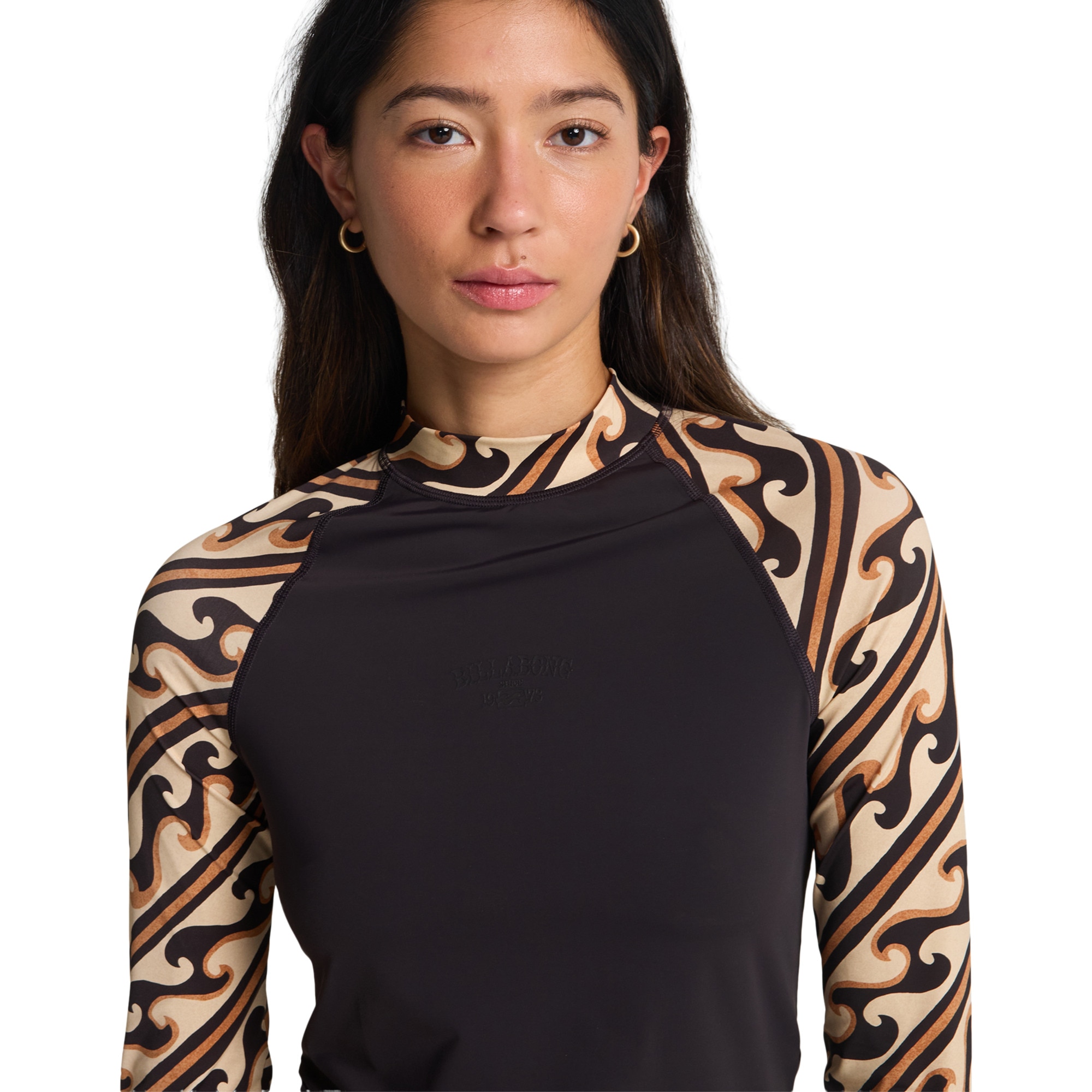 Imagen 5 de Camiseta de surf de mujer Tropic Surf Print Billabong - Negro Negro