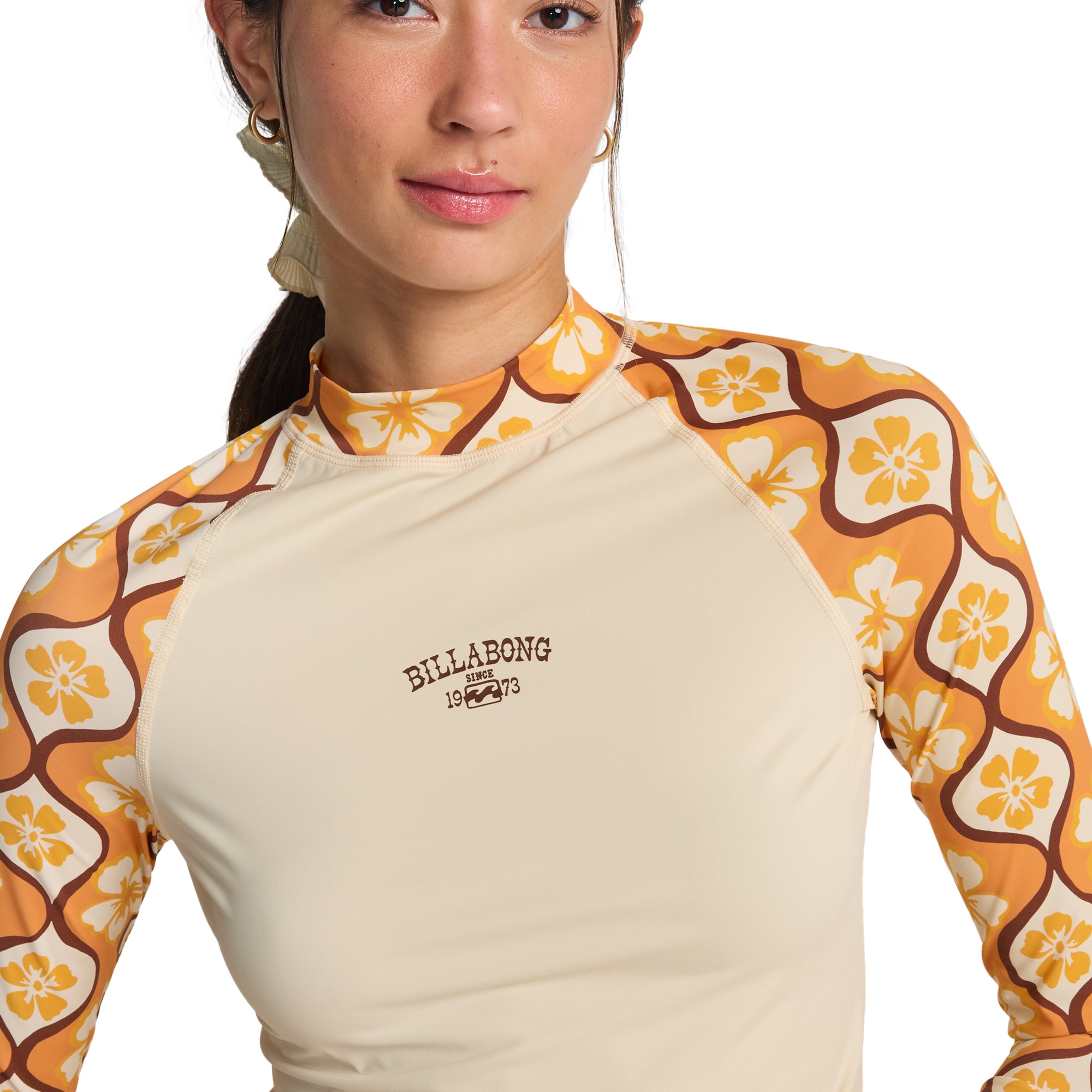 Imagen 5 de Camiseta de surf de mujer Tropic Surf Print Billabong - Blanco Blanco