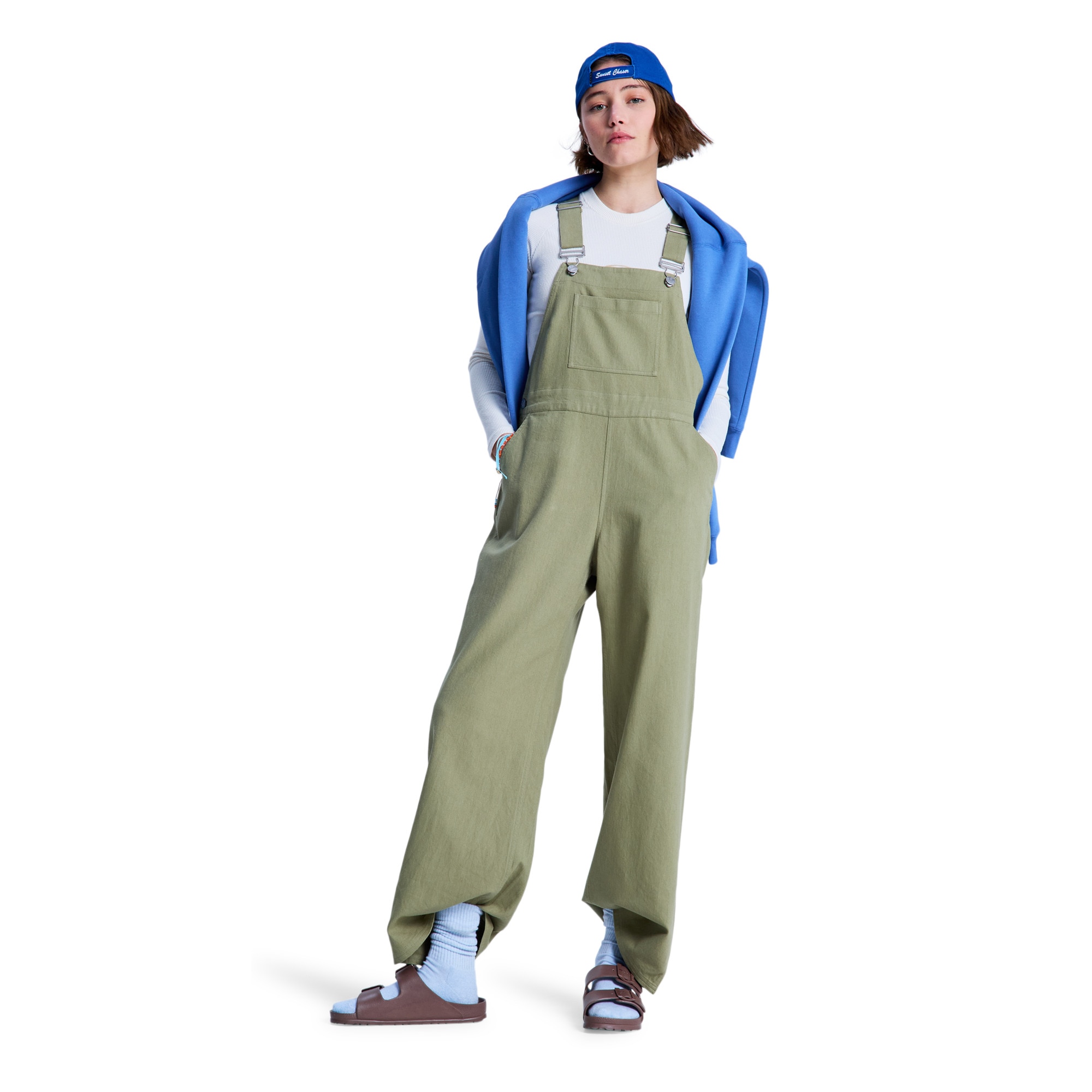 Imagen 0 de Mono de sarga de mujer Trail Blazer Twill Roxy Verde Oliva