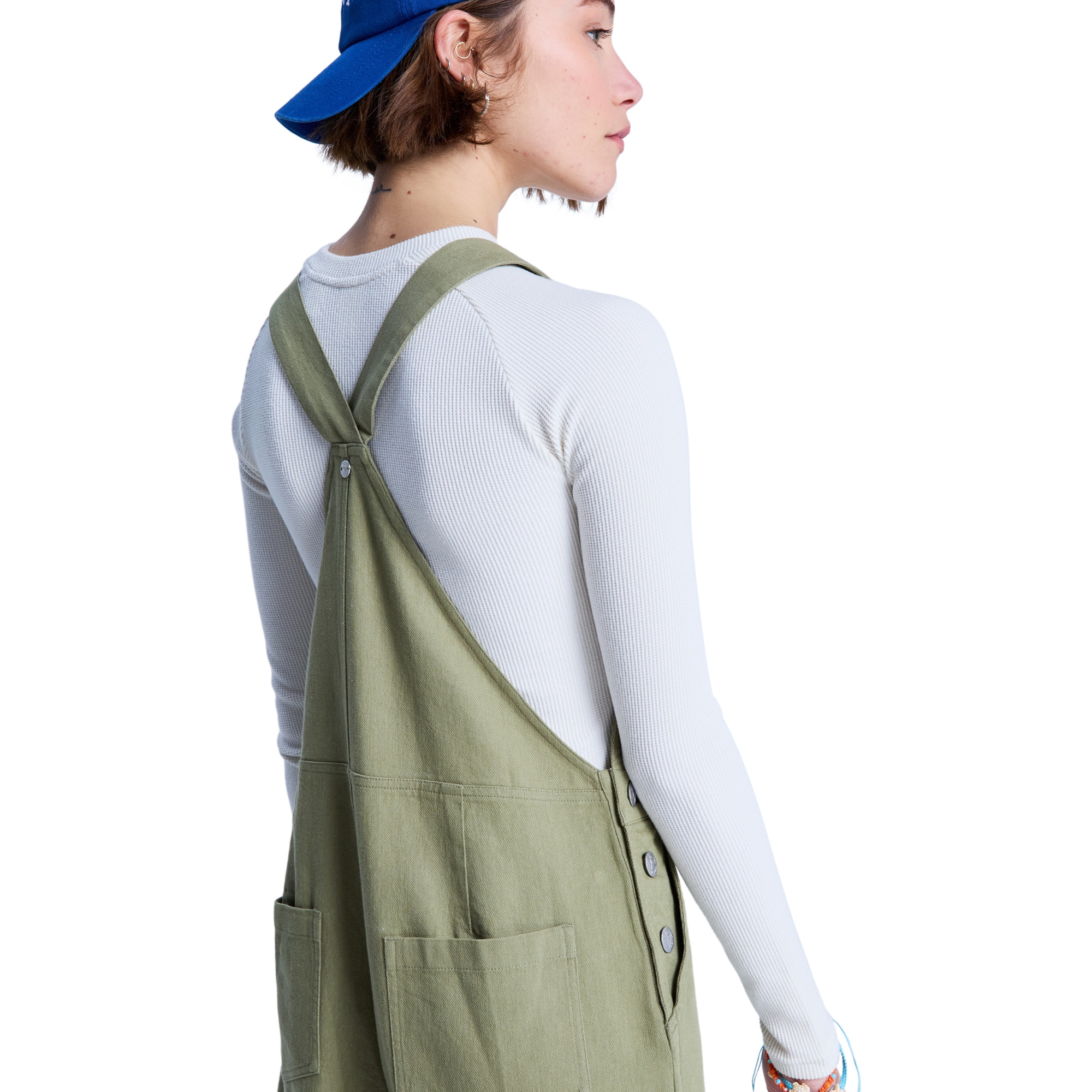 Mono de sarga de mujer Trail Blazer Twill Roxy - Verde Oliva Verde Oliva-4