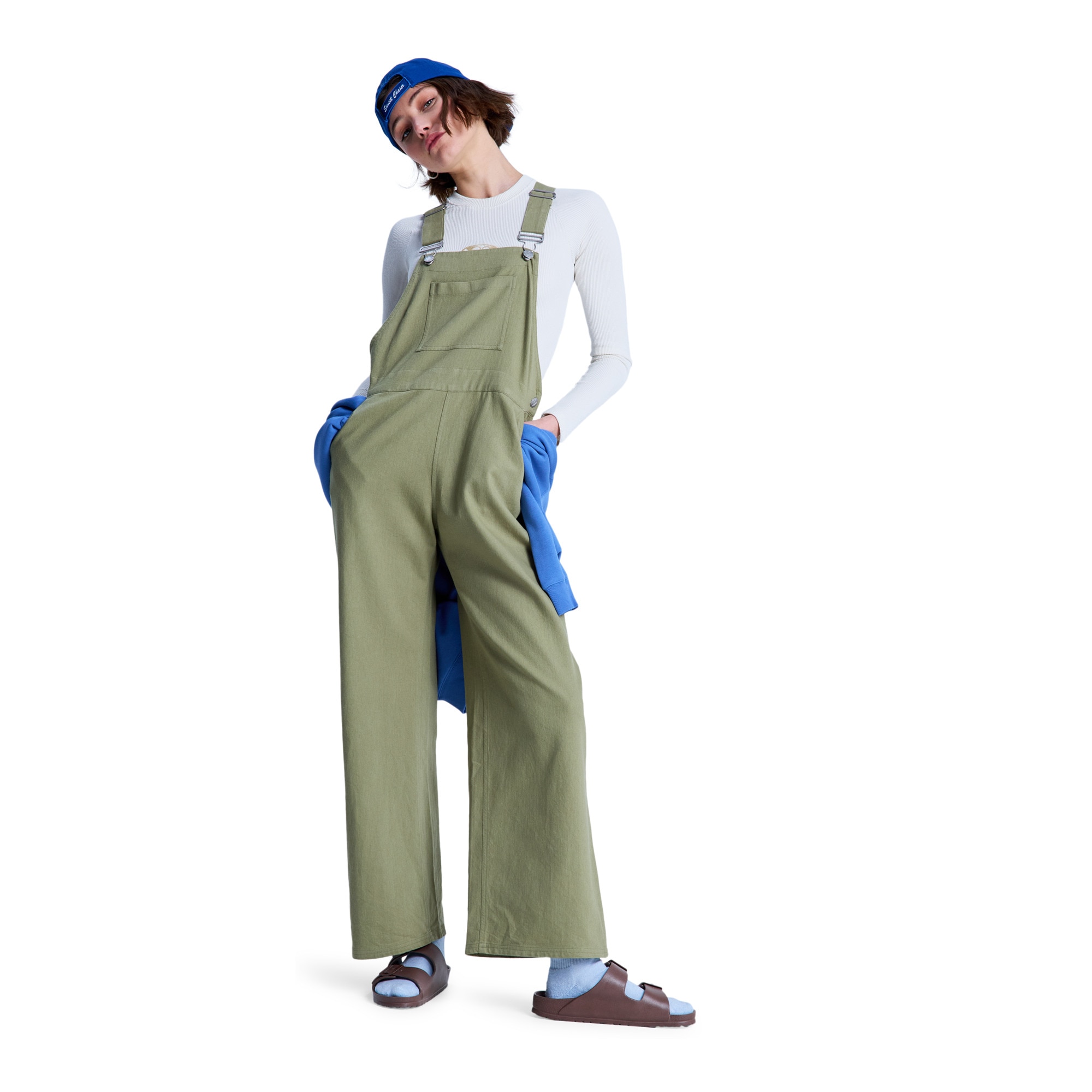 Mono de sarga de mujer Trail Blazer Twill Roxy - Verde Oliva Verde Oliva-5