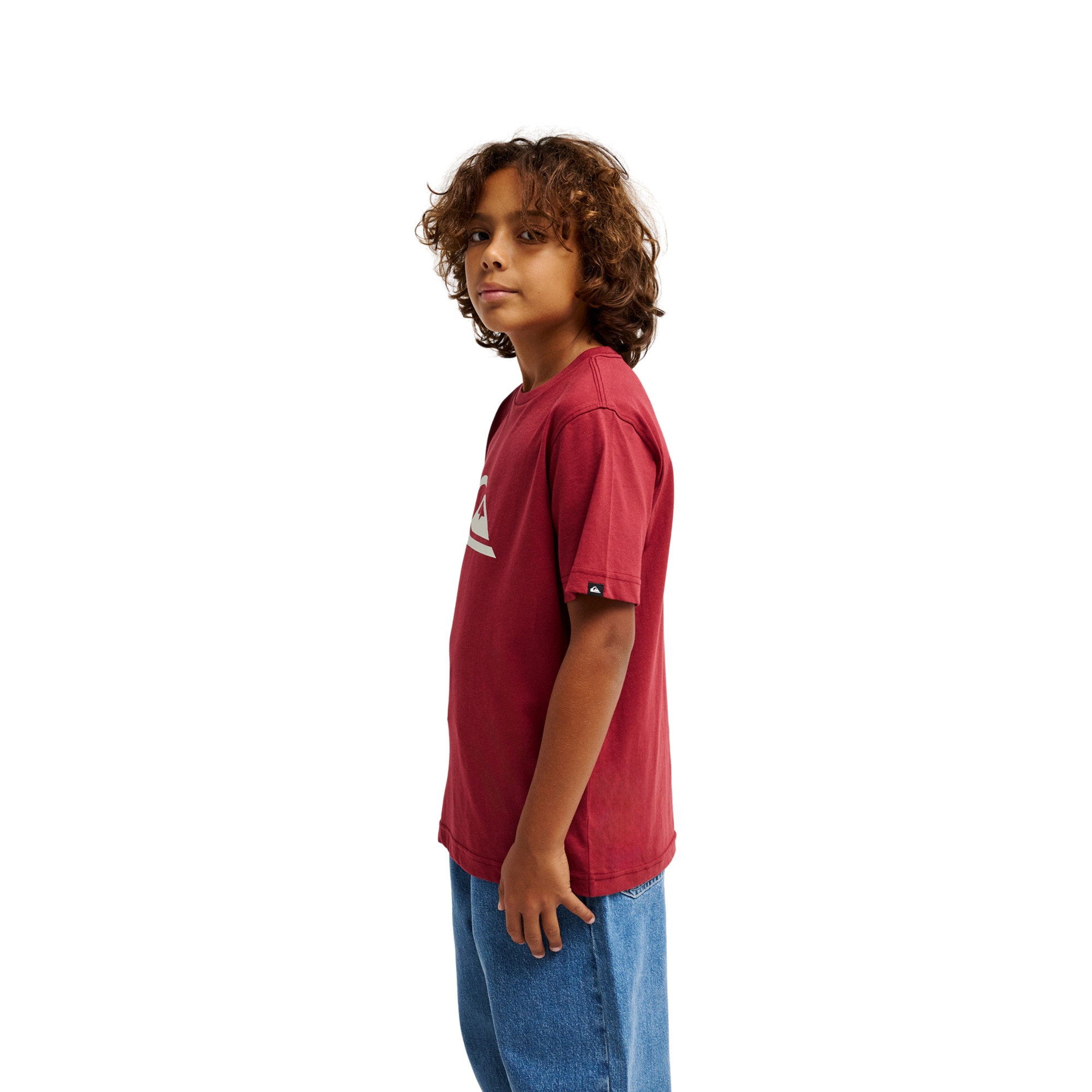 Imagen 3 de Camiseta de niños Ev Comp Logo Quiksilver - Rojo Rojo