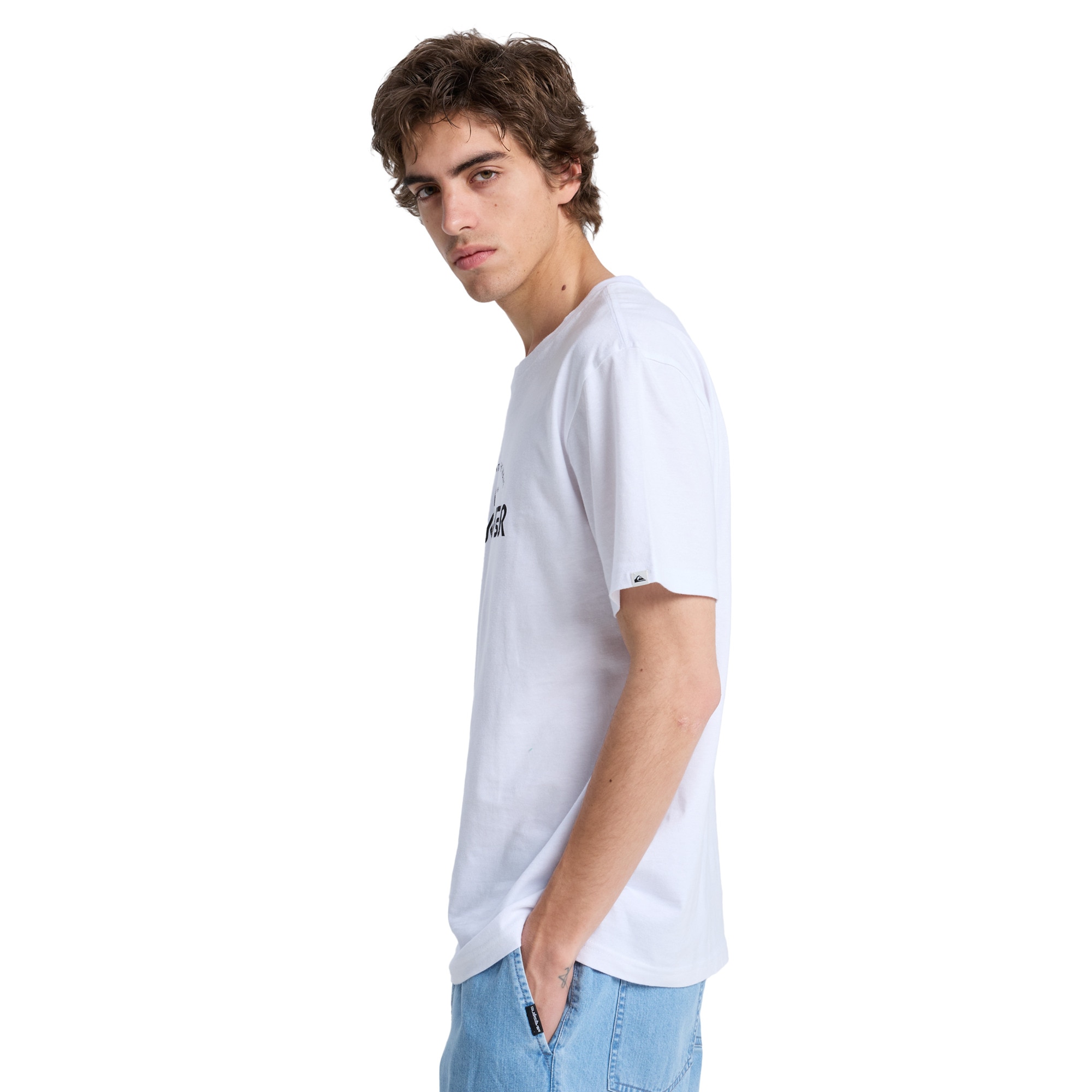 Imagen 3 de Camiseta de hombre EV Vista Quiksilver - Blanco Blanco