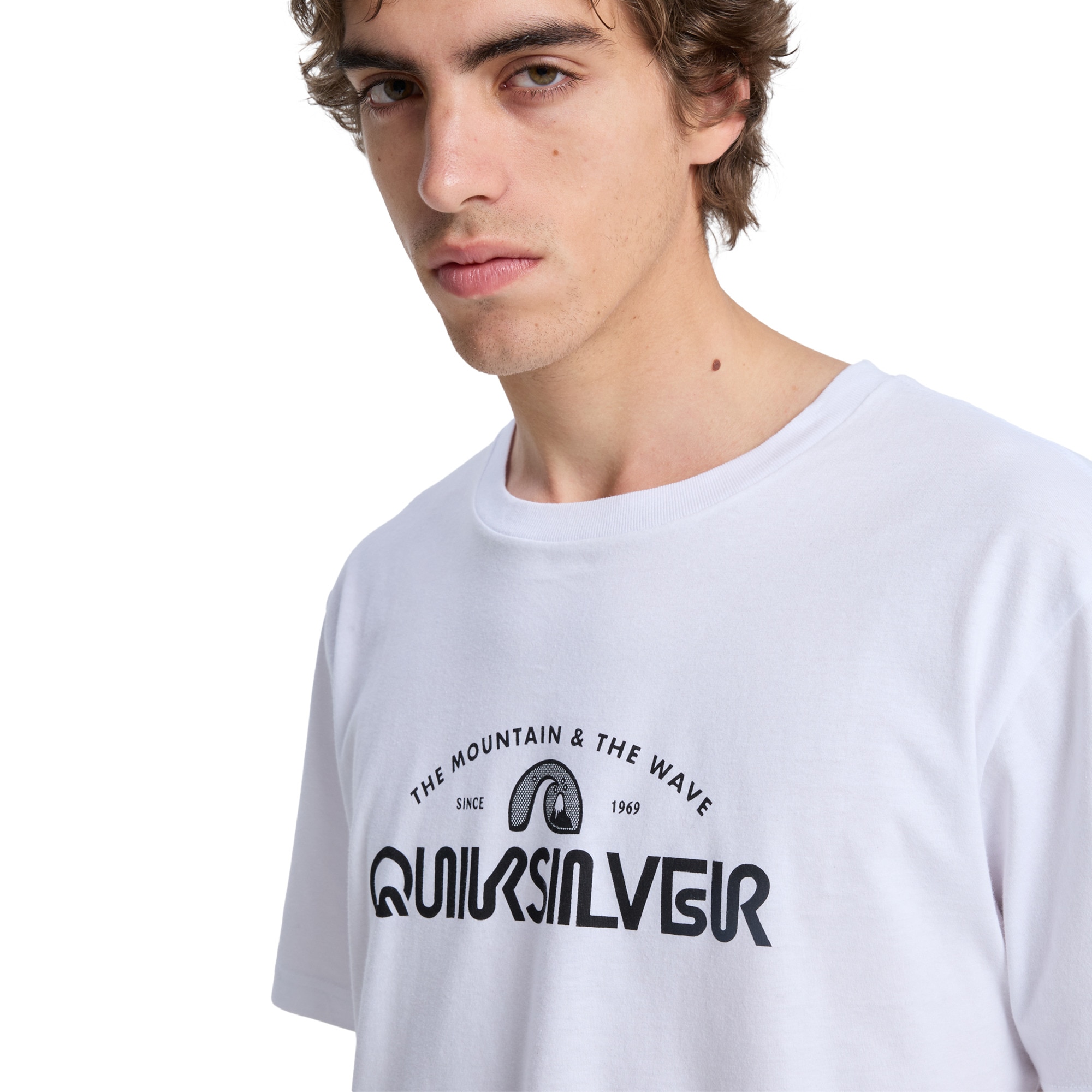 Imagen 4 de Camiseta de hombre EV Vista Quiksilver - Blanco Blanco