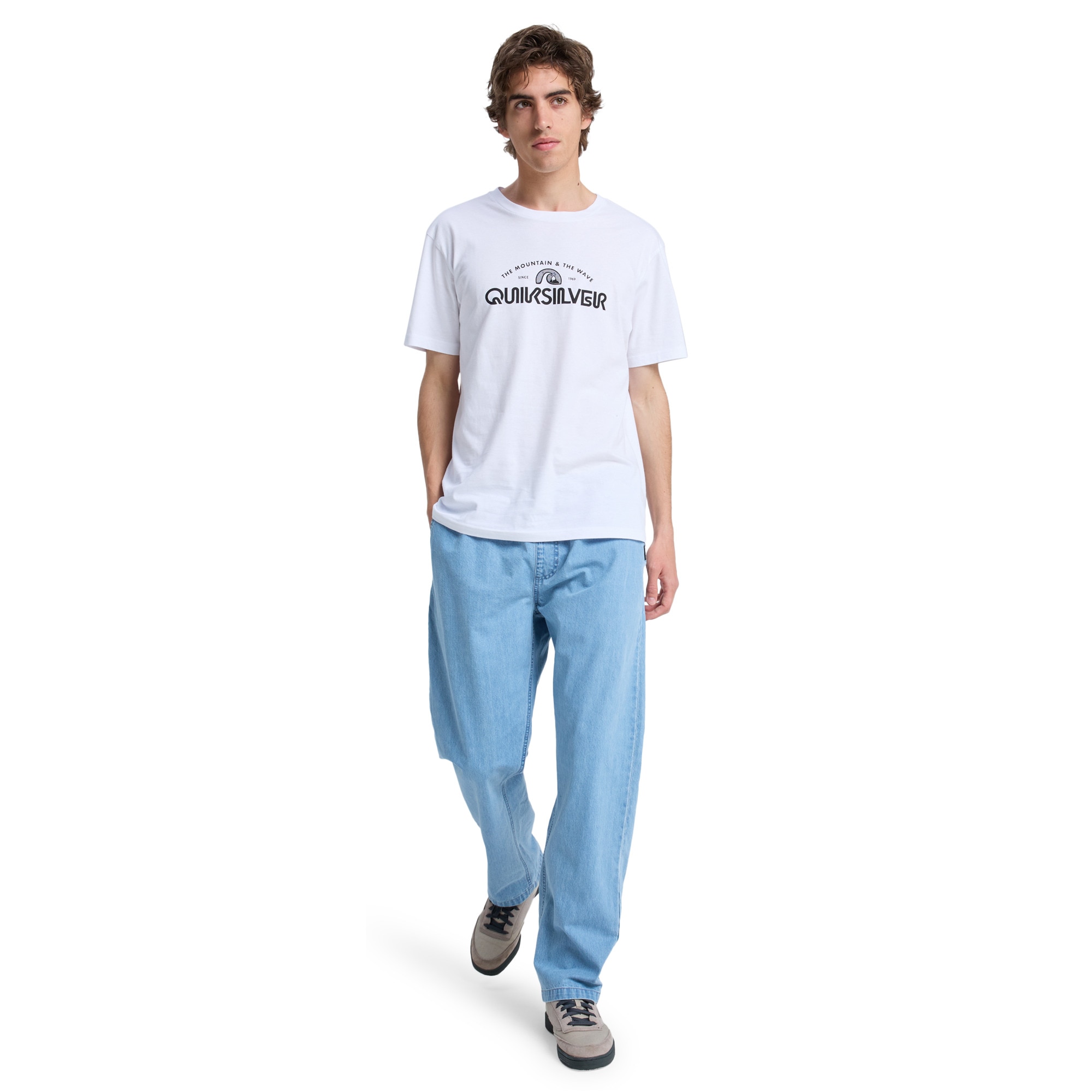 Imagen 5 de Camiseta de hombre EV Vista Quiksilver - Blanco Blanco