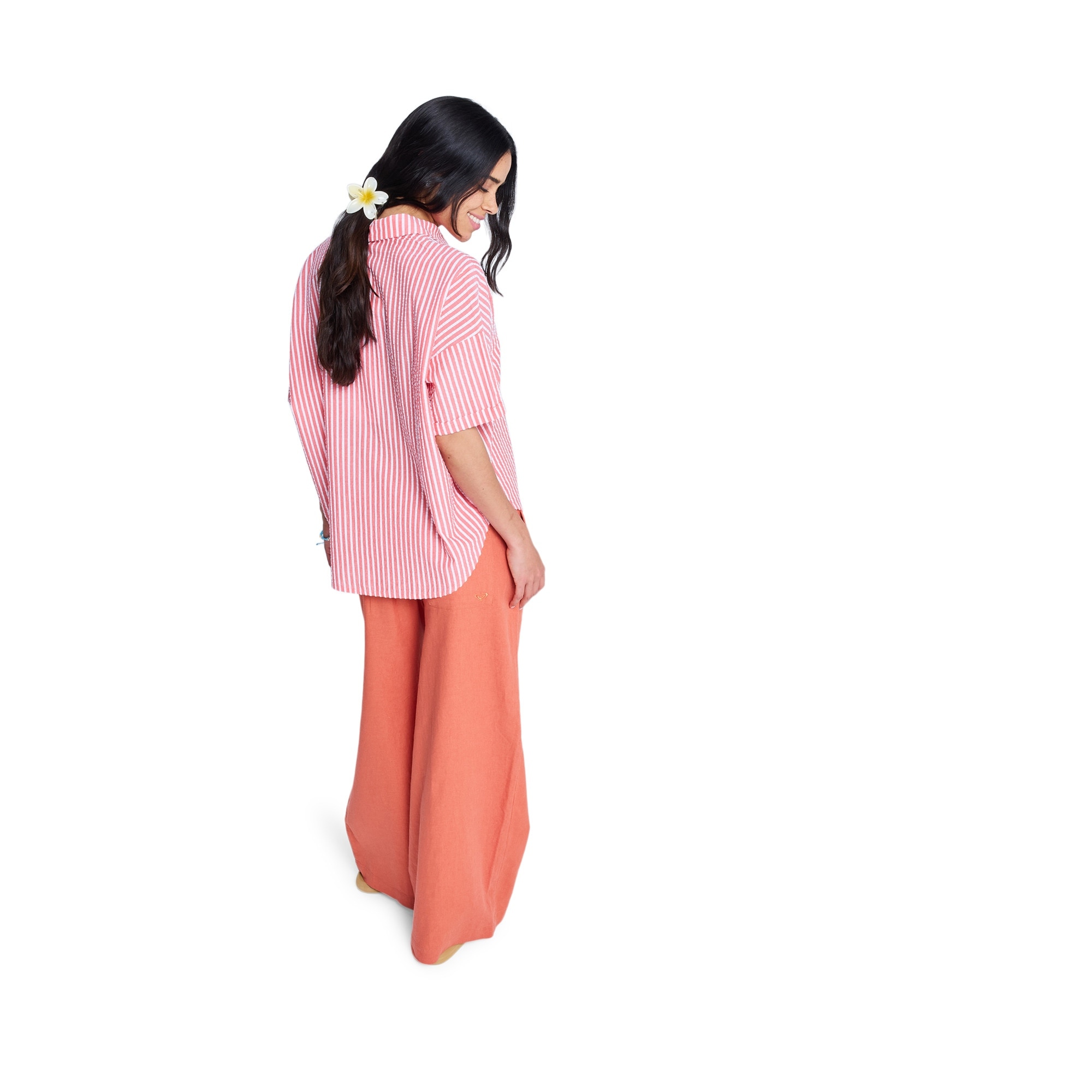 Imagen 2 de Pantalón de mujer Lekeitio Break Mid Roxy - Rosa Rosa