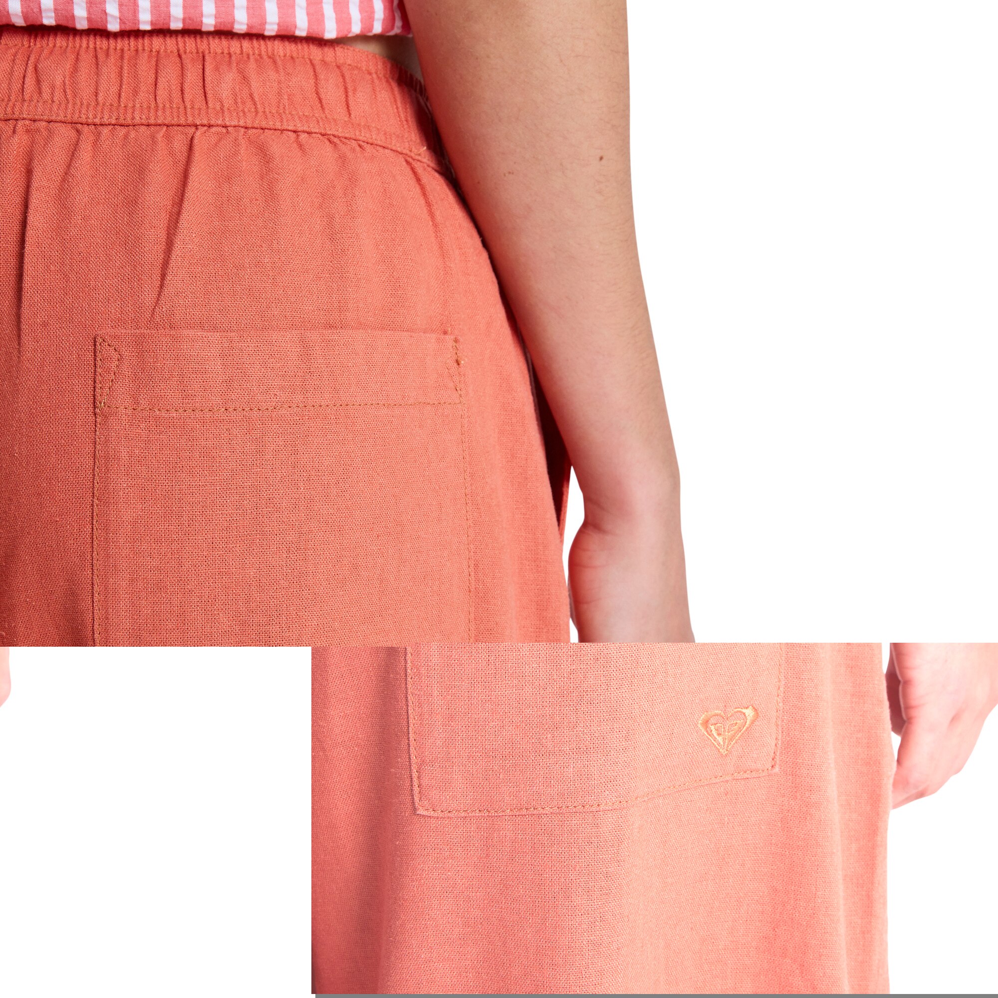 Imagen 6 de Pantalón de mujer Lekeitio Break Mid Roxy - Rosa Rosa