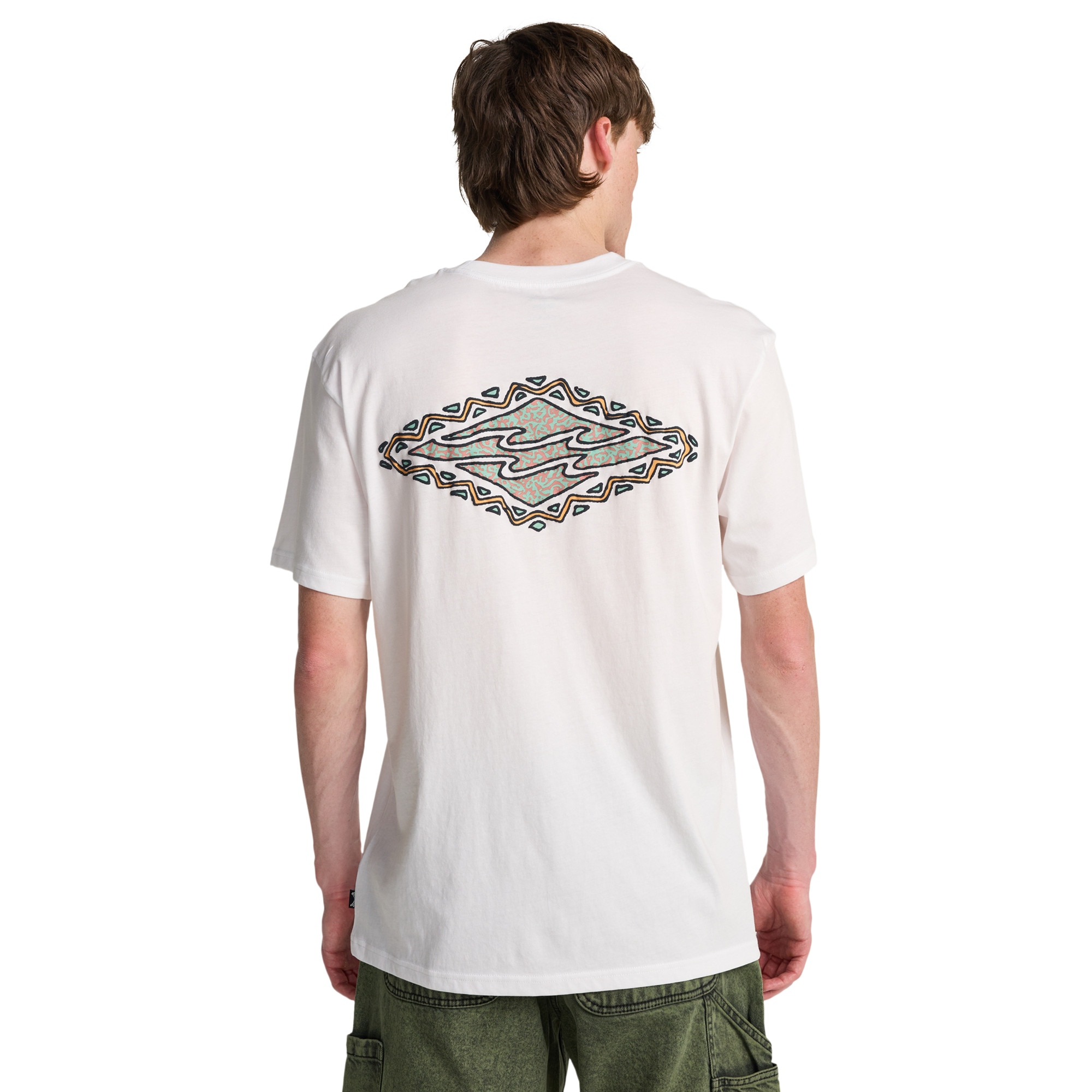 Imagen 2 de Camiseta de hombre Crayon Wave Billabong - Blanco Blanco