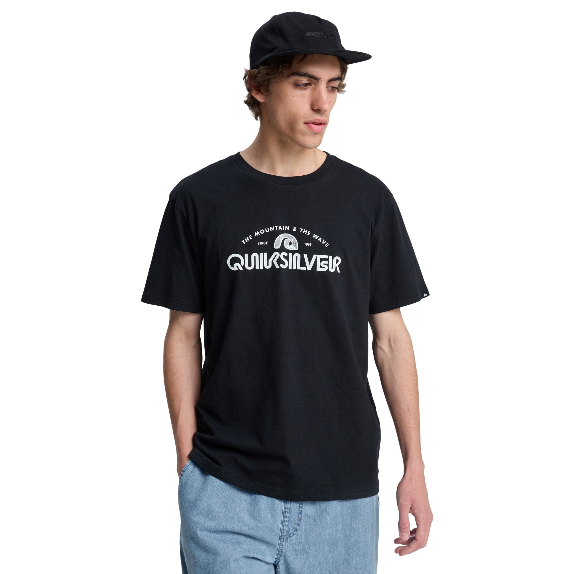 Imagen 1 de Camiseta de hombre EV Vista Quiksilver - Negro Negro