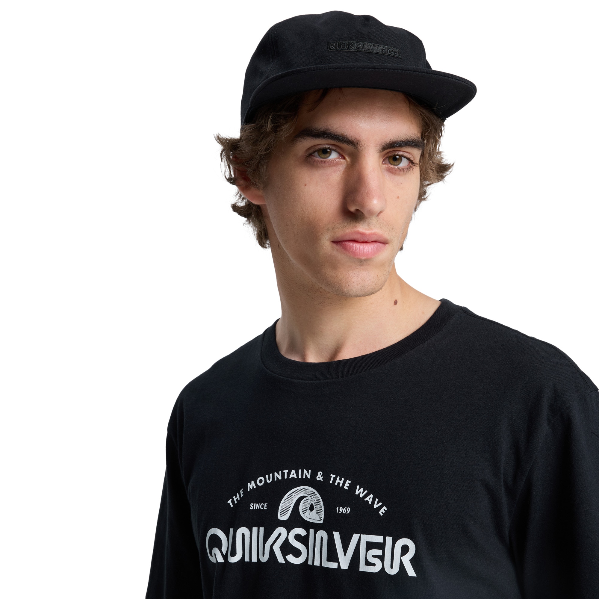 Imagen 4 de Camiseta de hombre EV Vista Quiksilver - Negro Negro
