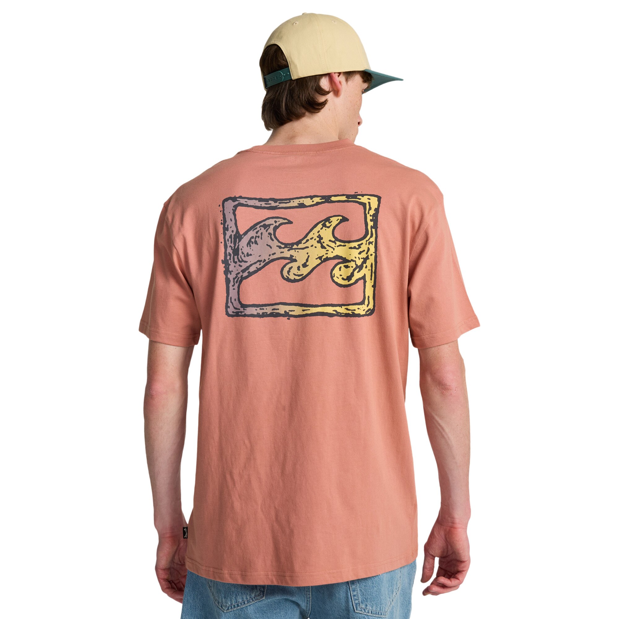 Imagen 2 de Camiseta de hombre Crayon Wave Billabong - Rosa pastel Rosa pastel
