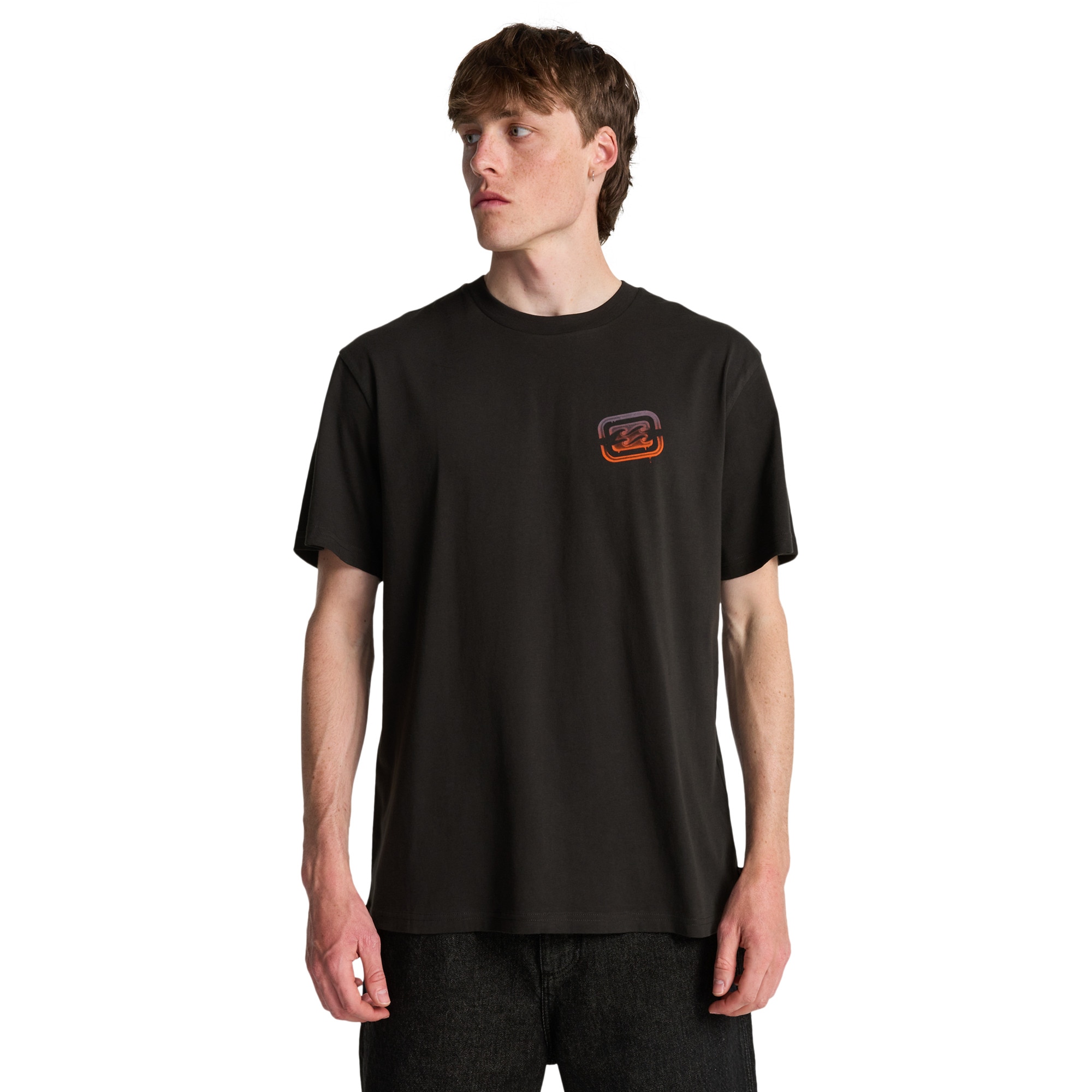 Imagen 1 de Camiseta de hombre Crayon Wave Billabong - Negro Negro