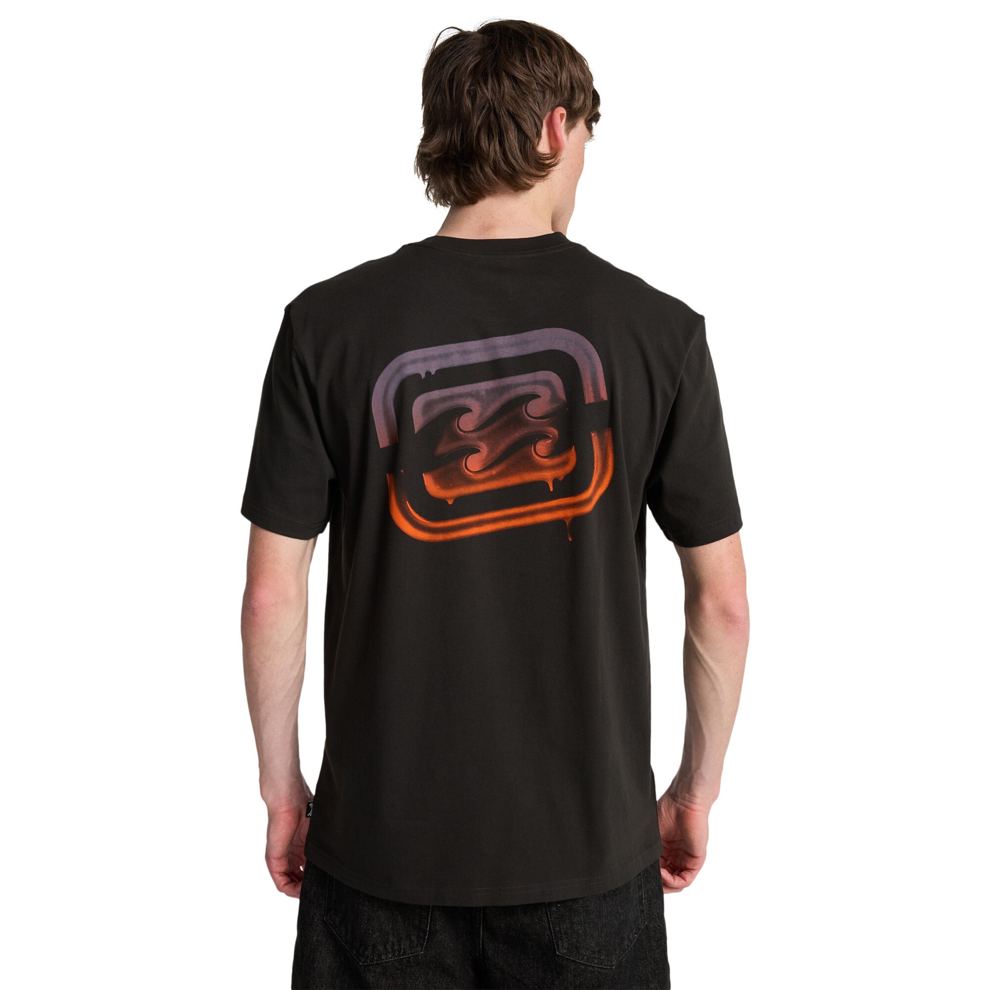 Imagen 2 de Camiseta de hombre Crayon Wave Billabong - Negro Negro