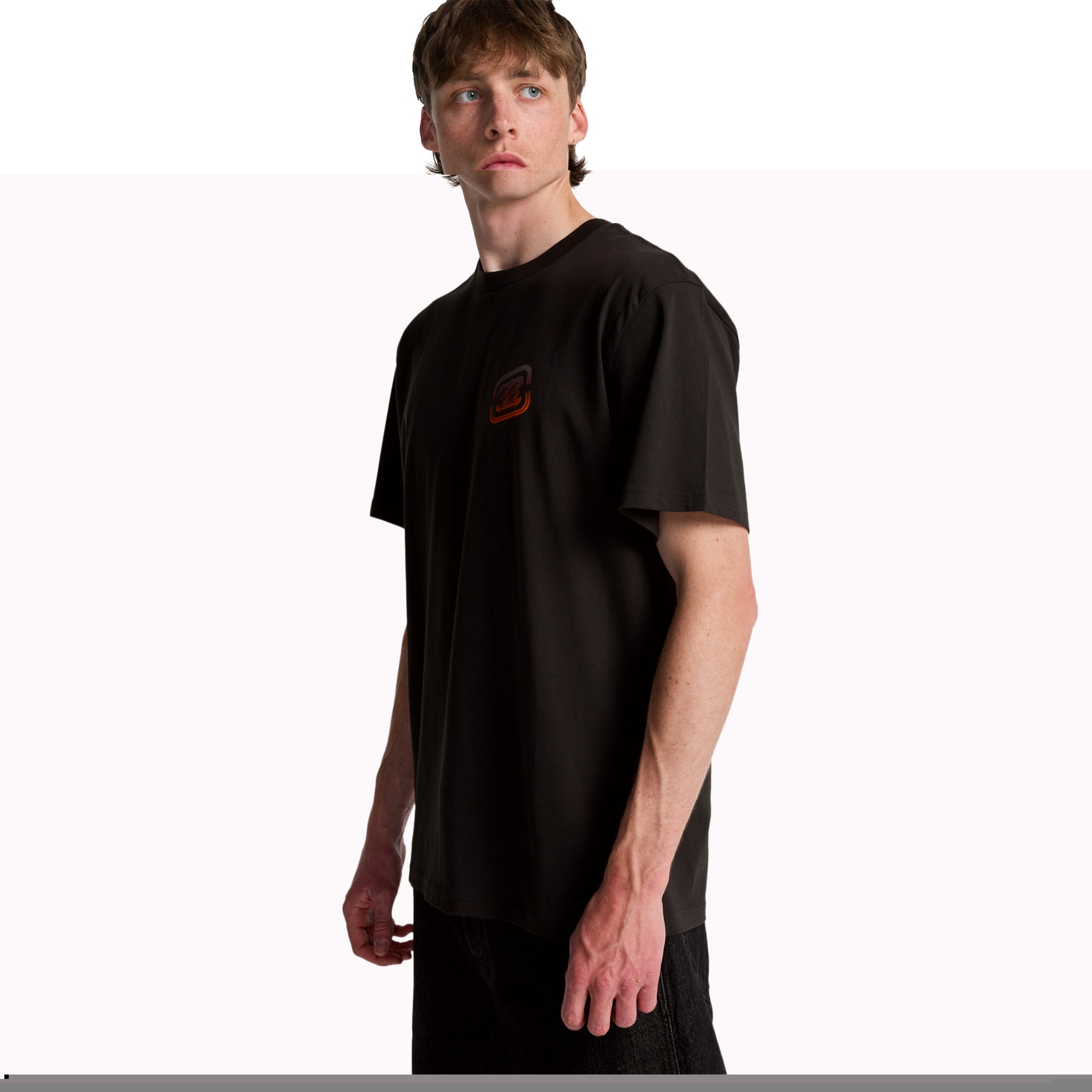 Imagen 4 de Camiseta de hombre Crayon Wave Billabong - Negro Negro