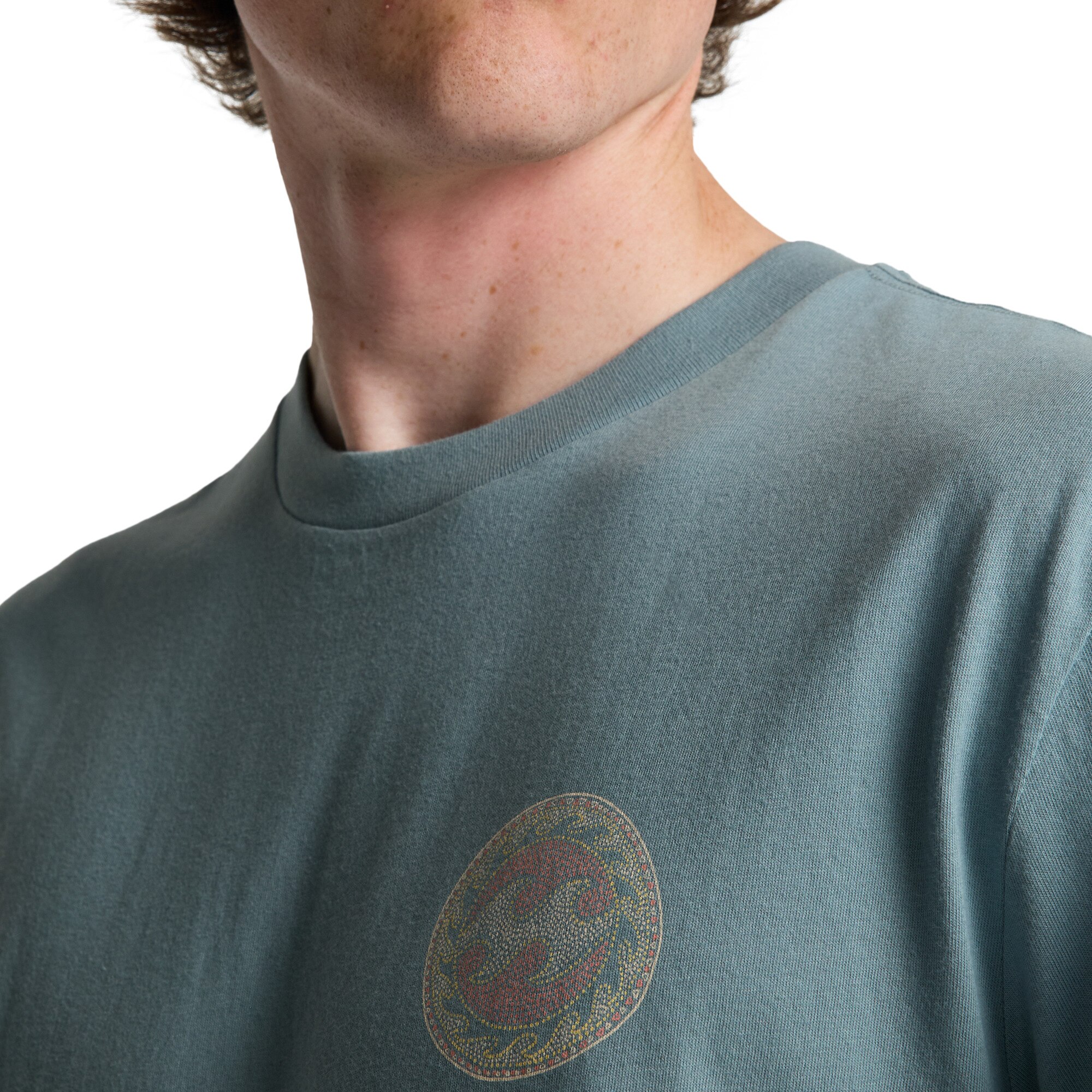 Imagen 5 de Camiseta de hombre Crayon Wave Billabong - Azul Azul