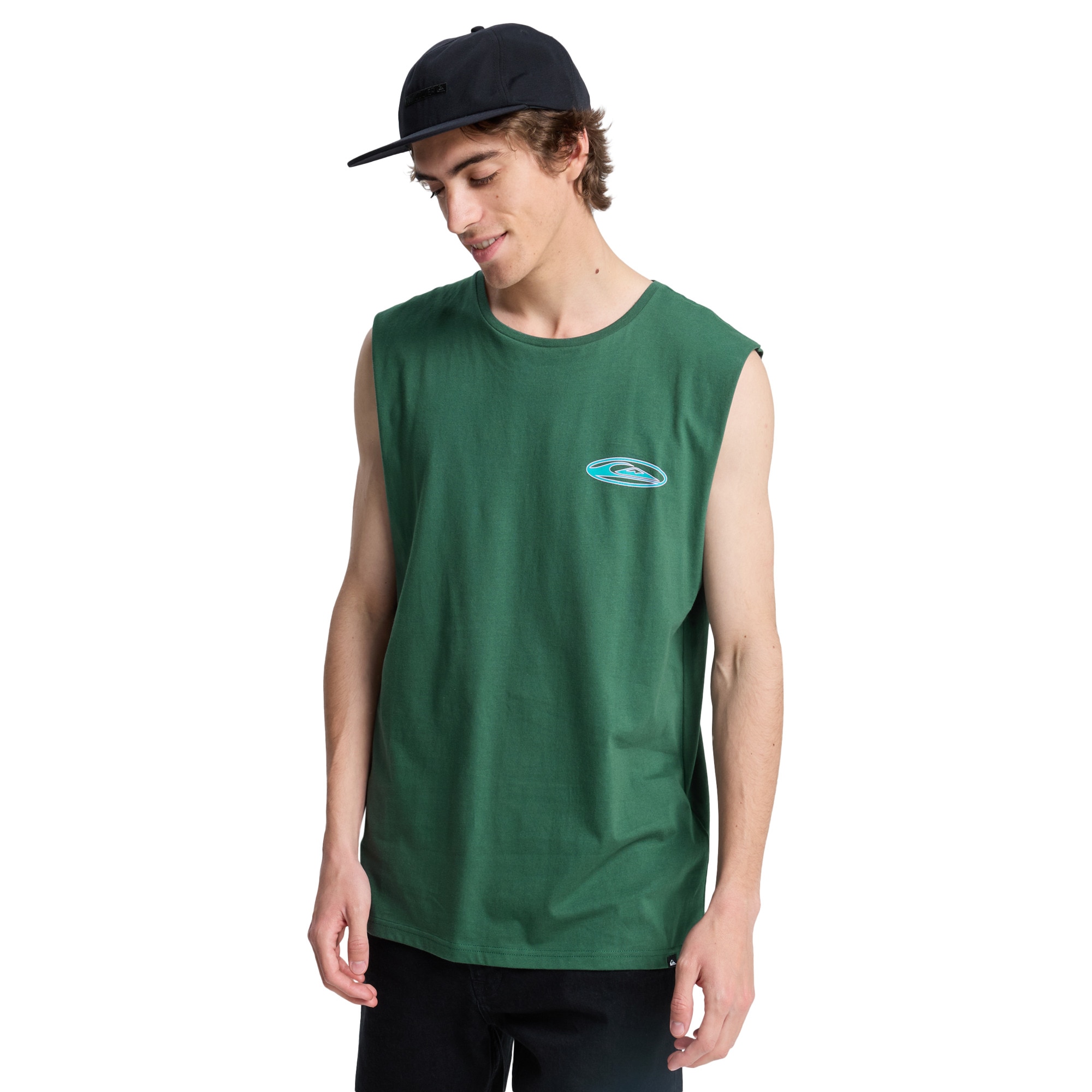 Imagen 1 de Camiseta de hombre EV Quikglobe Muscle Quiksilver - Verde Verde