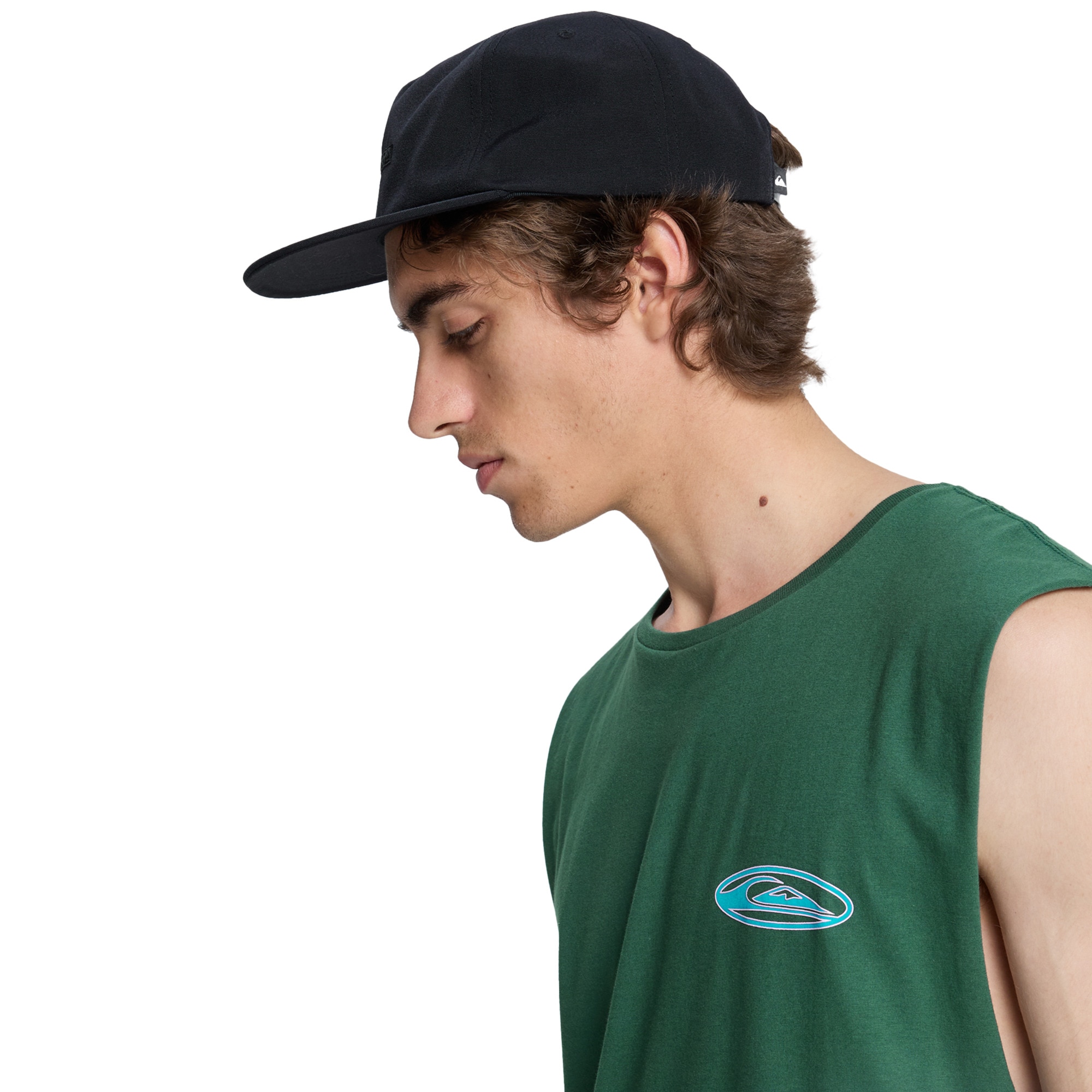 Imagen 4 de Camiseta de hombre EV Quikglobe Muscle Quiksilver - Verde Verde