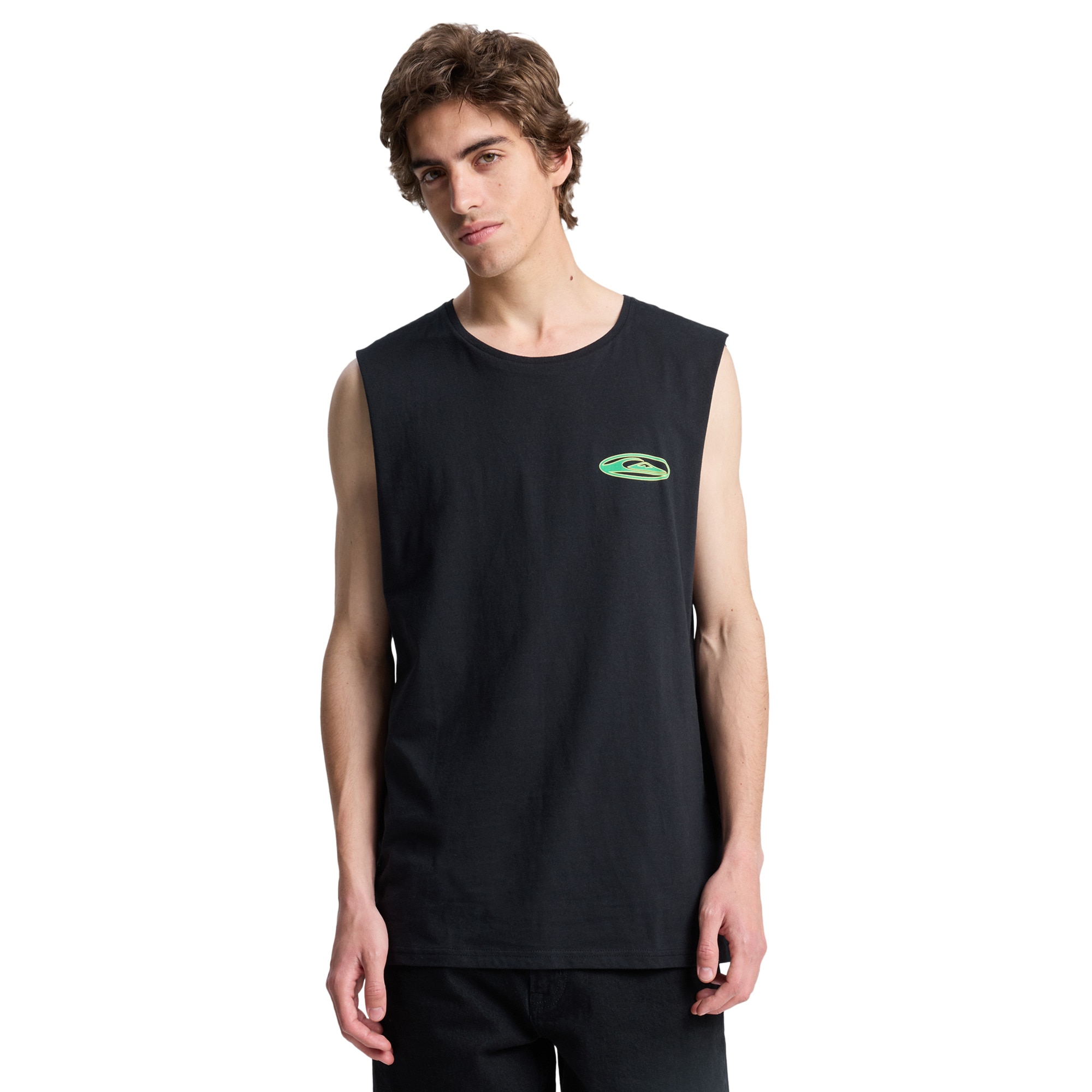 Imagen 1 de Camiseta de hombre EV Quikglobe Muscle Quiksilver - Negro Negro