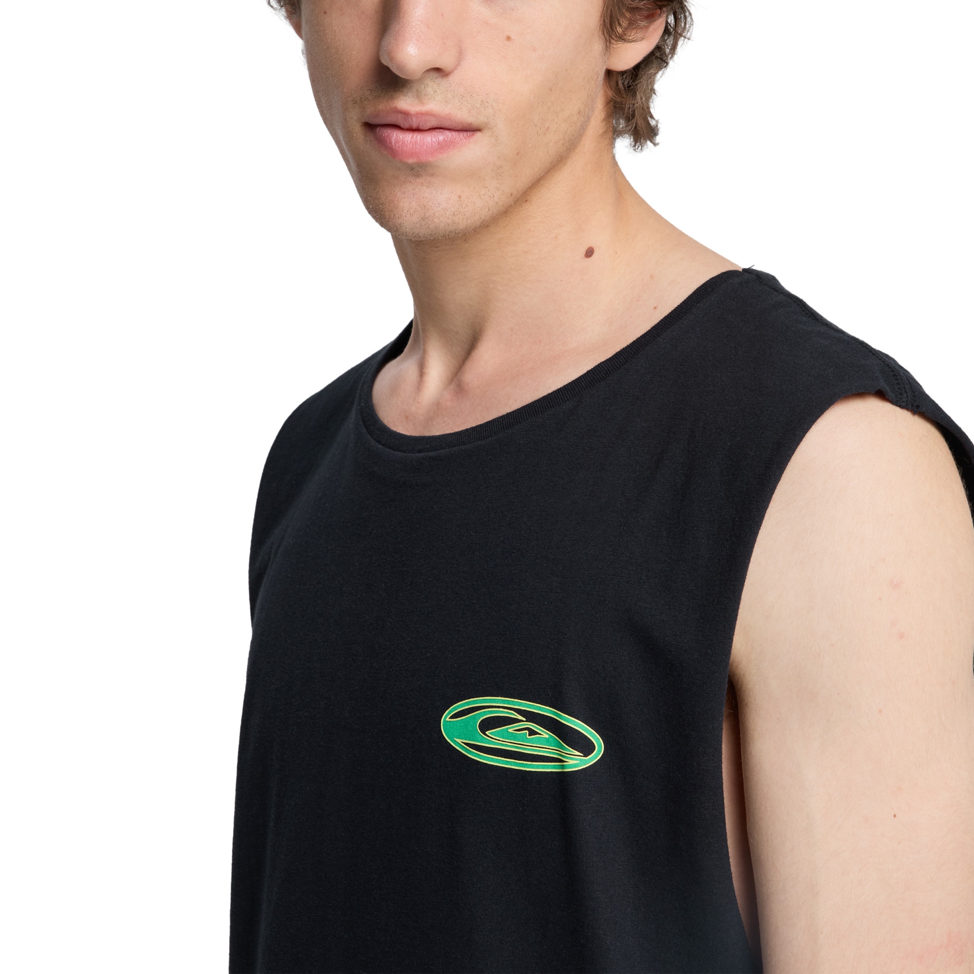 Imagen 4 de Camiseta de hombre EV Quikglobe Muscle Quiksilver - Negro Negro