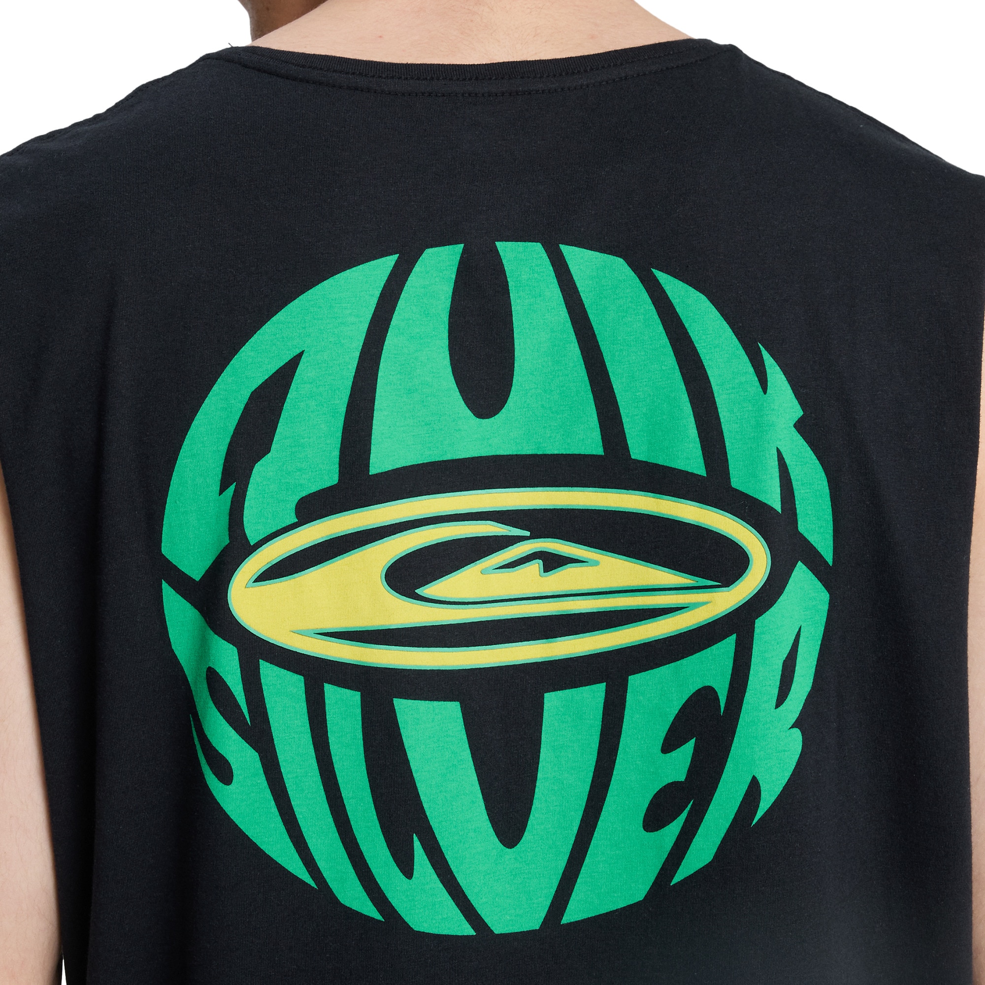 Imagen 6 de Camiseta de hombre EV Quikglobe Muscle Quiksilver - Negro Negro