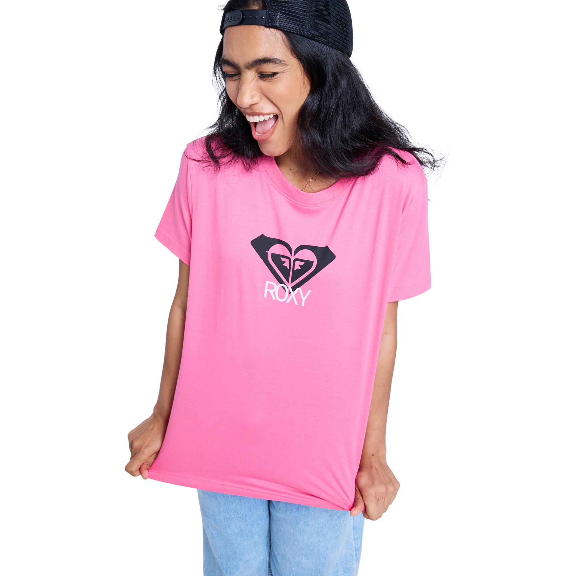 Imagen 1 de Camisetas de mujer Ocean Road Art Roxy - Rosa Rosa